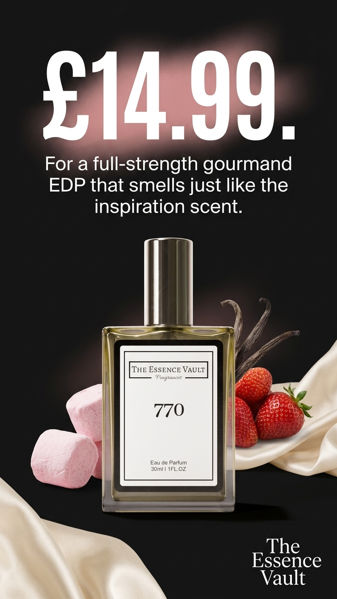 The Essence Vault Facebook ad