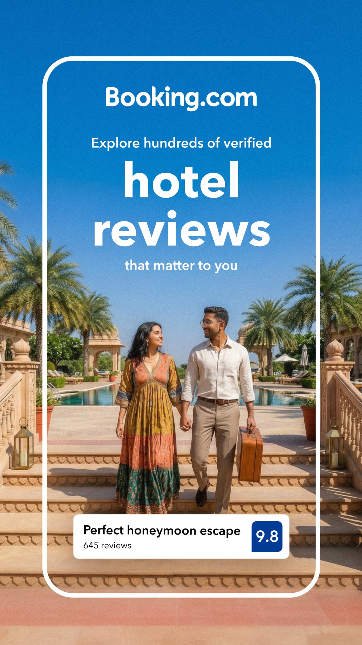 Booking.com Facebook ad