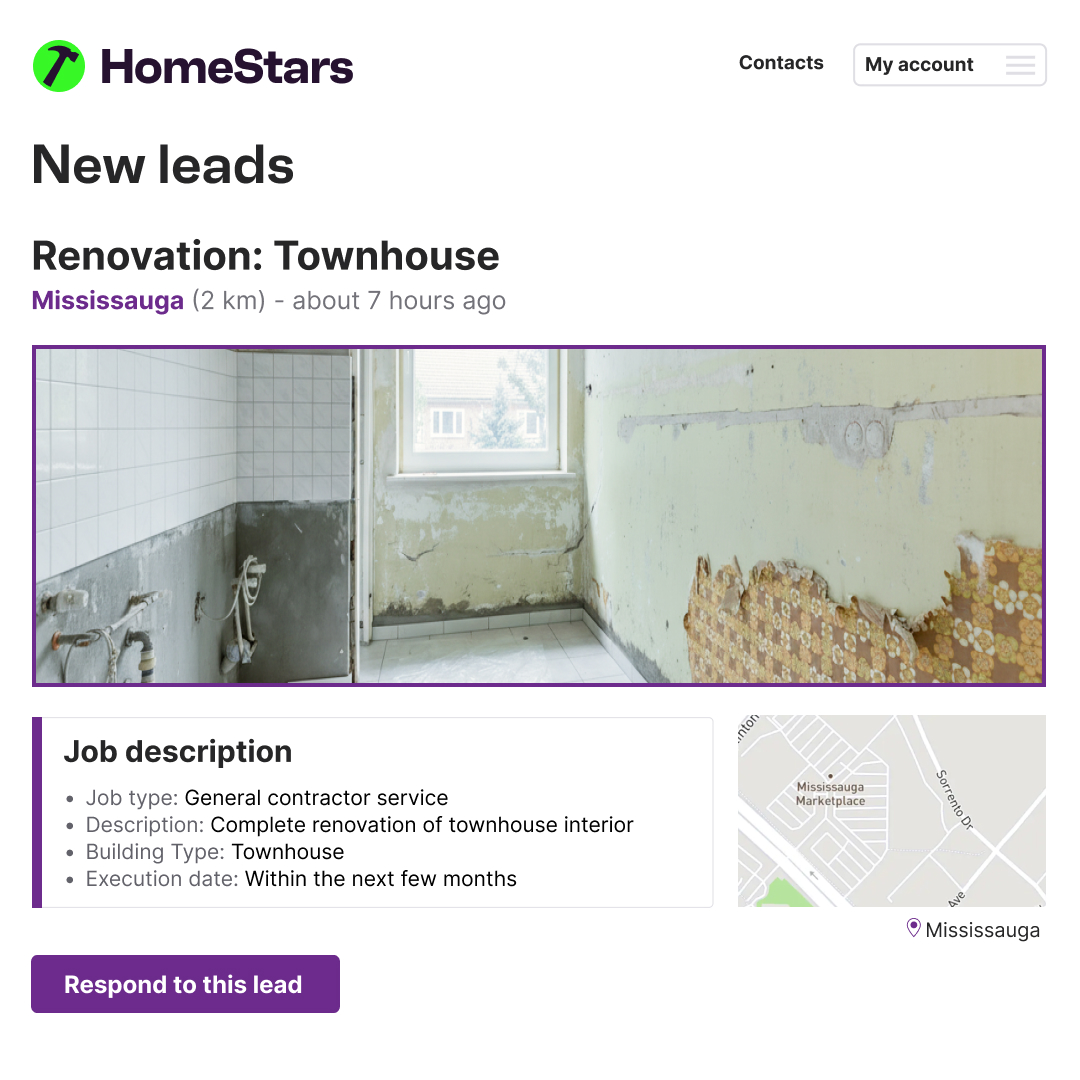 HomeStars Facebook ad