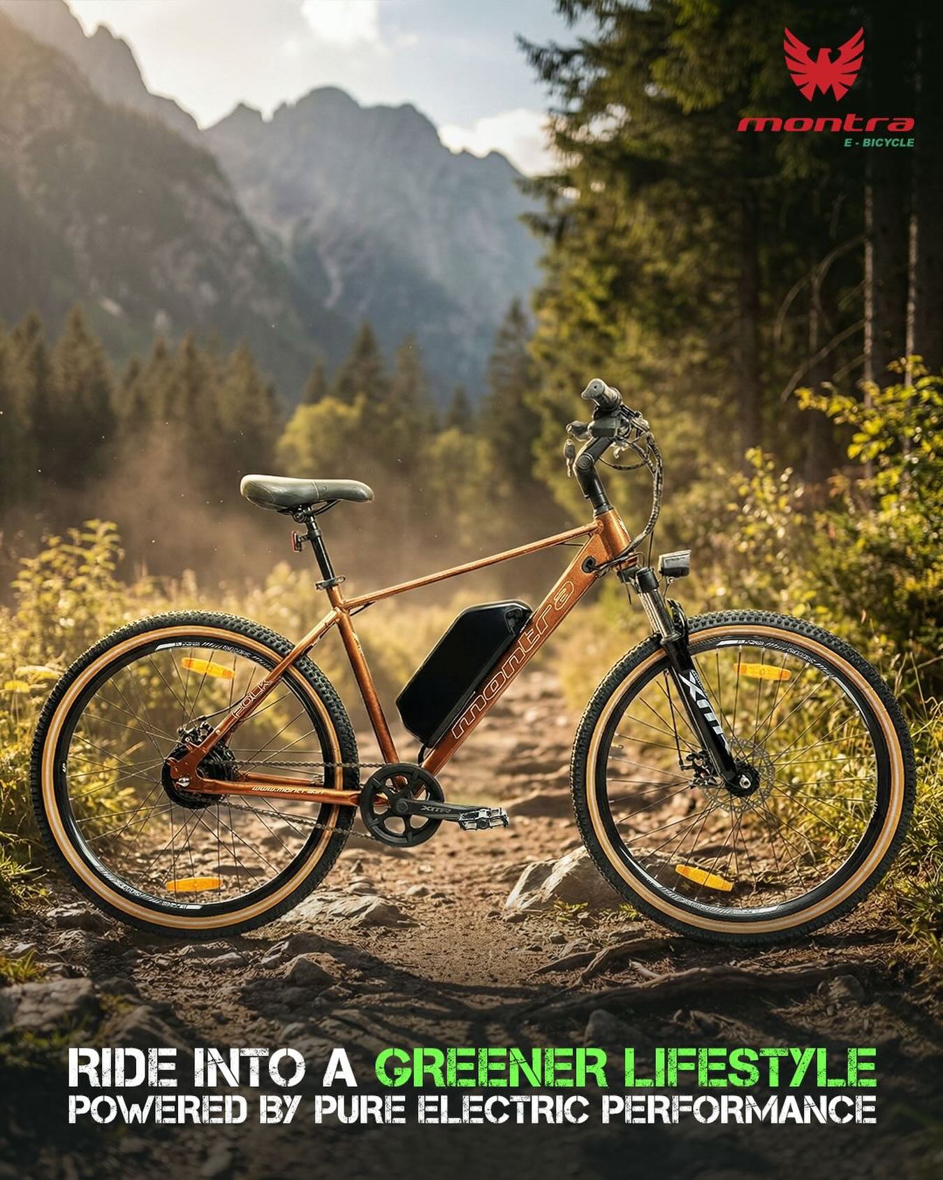 Montra Facebook ad: Built Light - 6061 Alloy Frame.