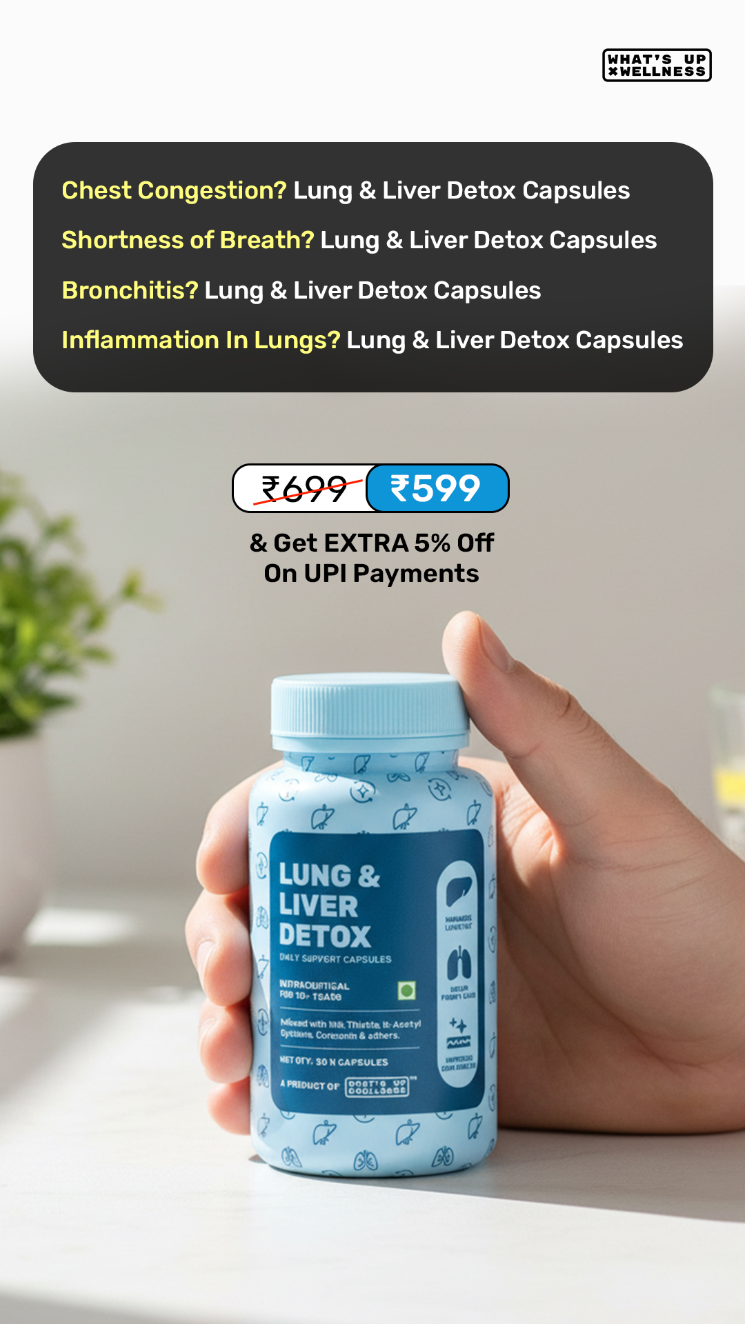 What's Up Wellness Detox  Facebook ad