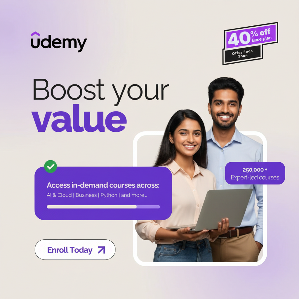 Udemy Facebook ad