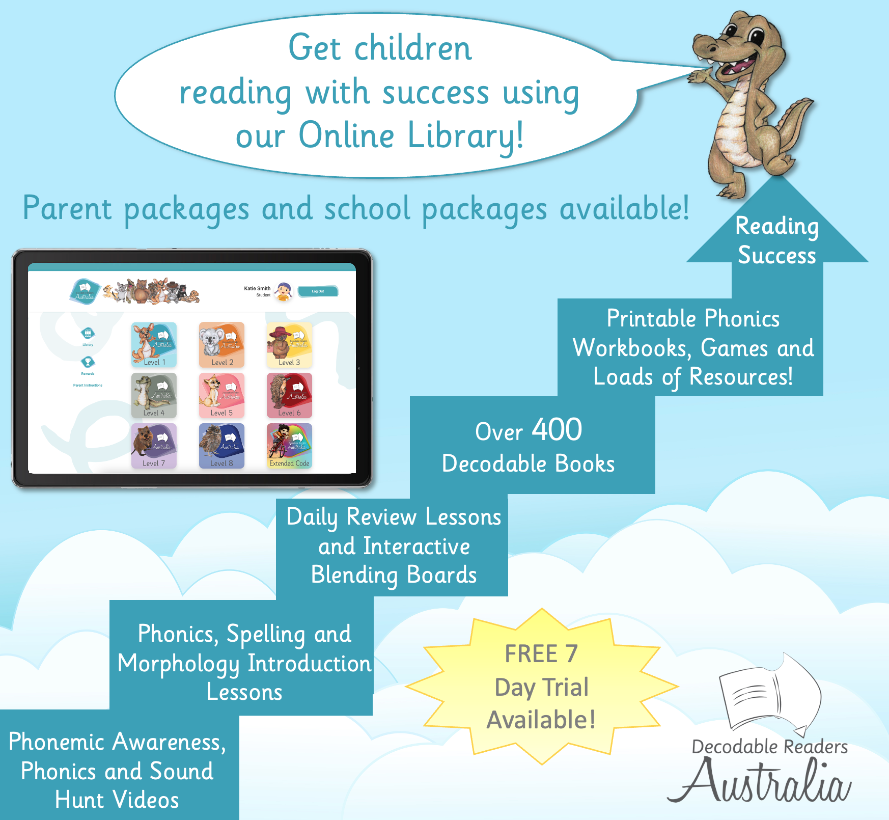 Decodable Readers Australia Facebook ad