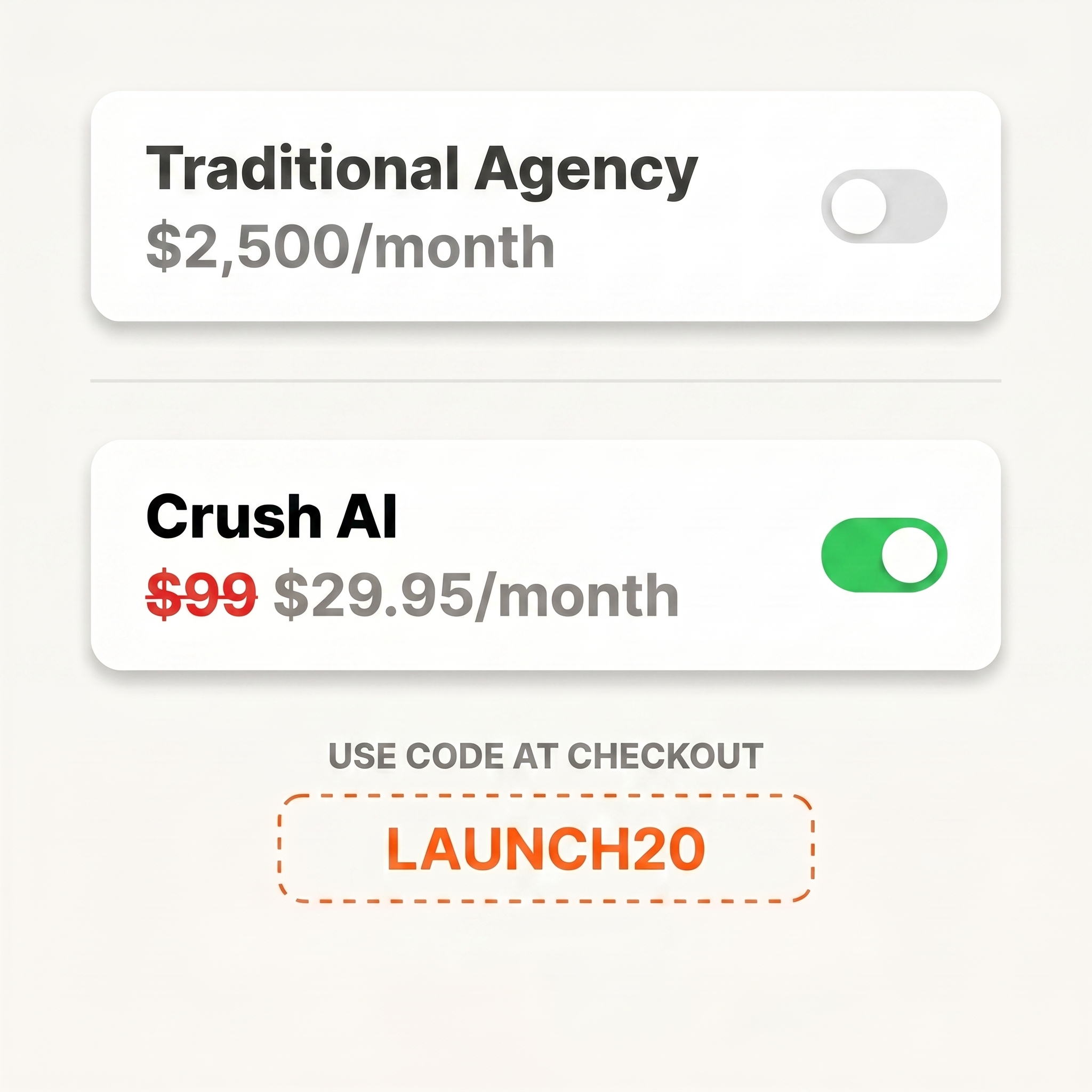 trycrush.ai Facebook ad