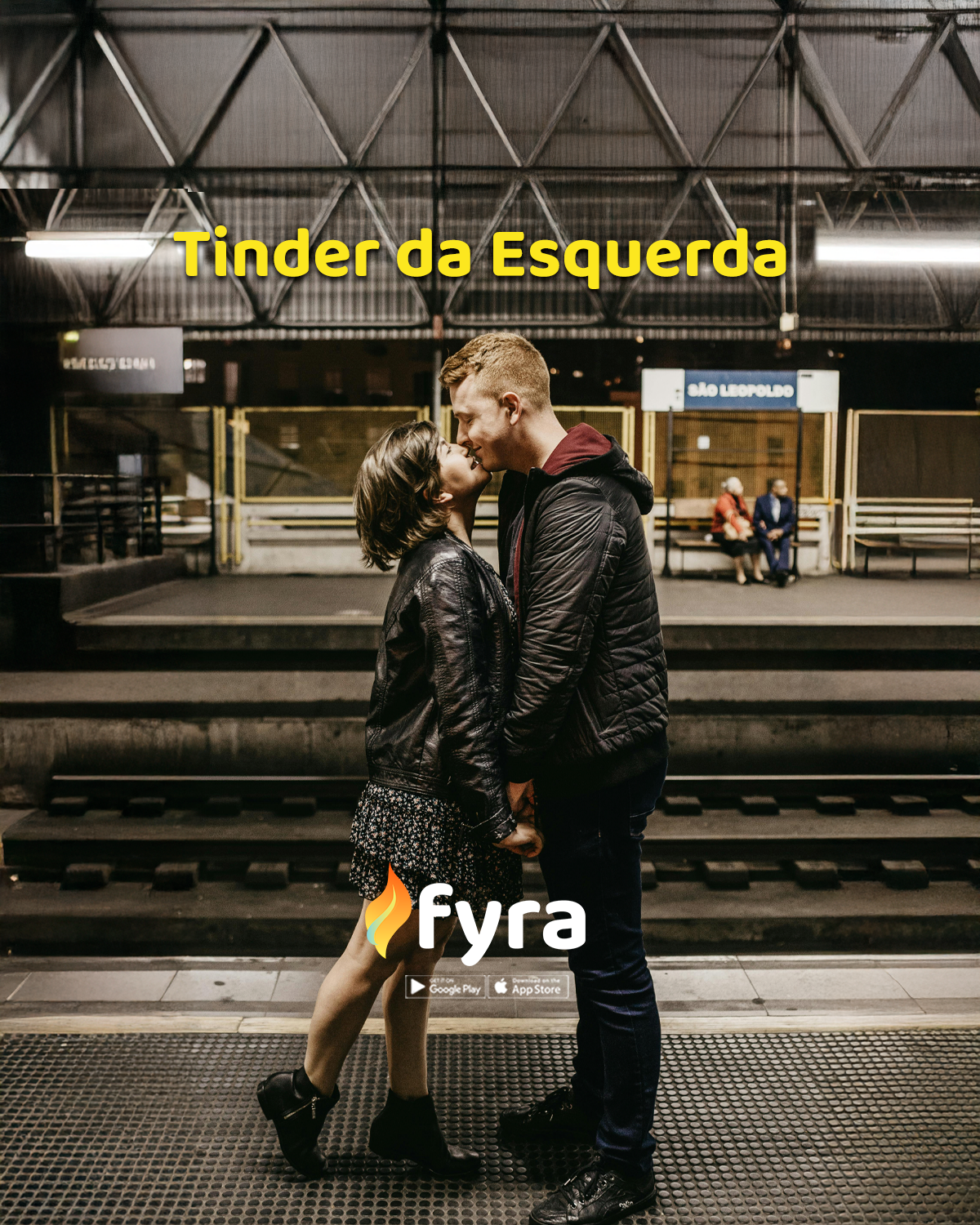 Fyra - O app de namoro da esquerda Facebook ad from Apr 30, 2026