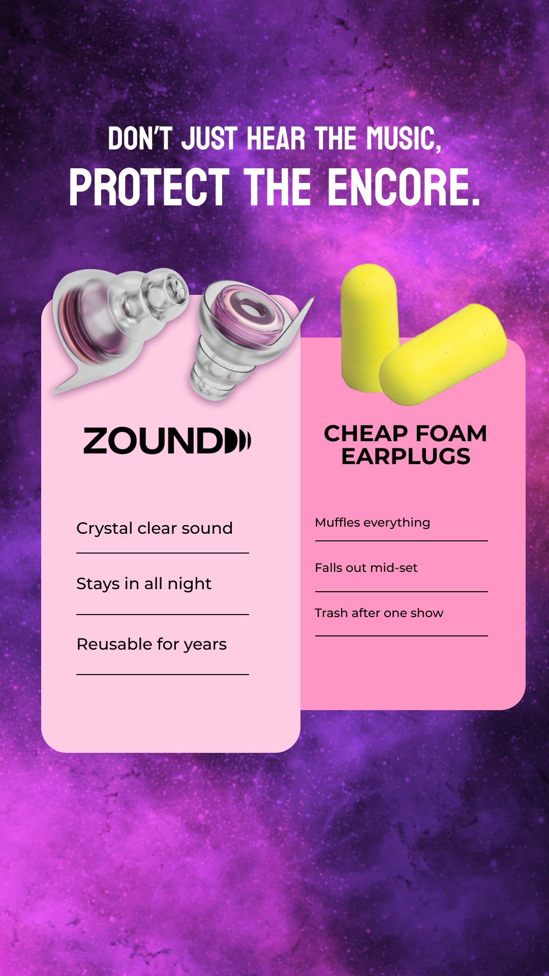 Zound. Facebook ad