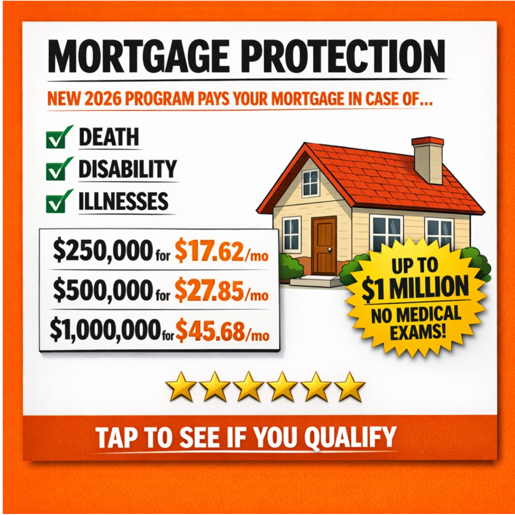 Chris Prudent - Unity Legacy & Life Legacy Facebook ad: Mortgage Protection w/ Living Benefits