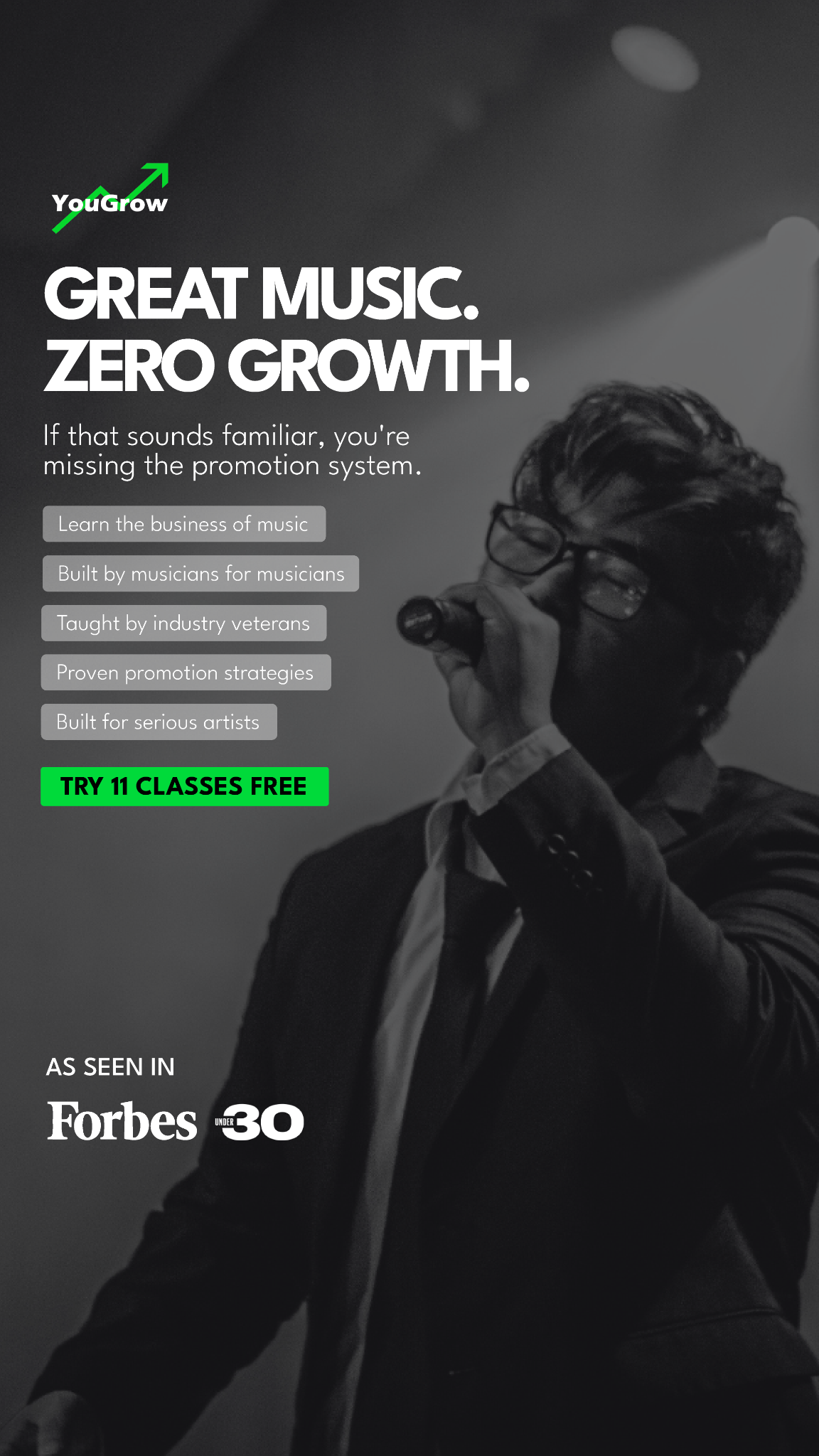 YouGrow Facebook ad