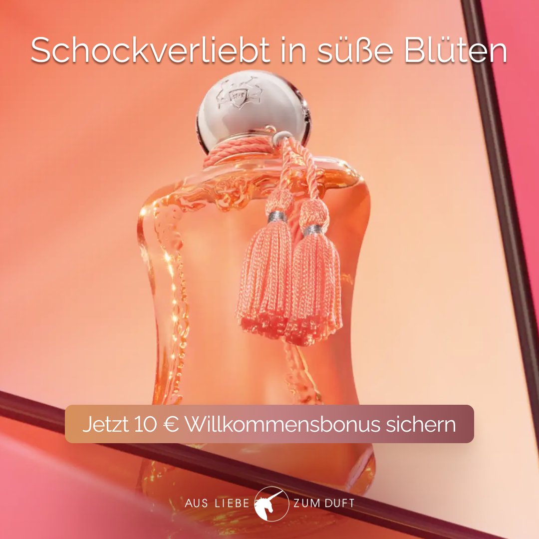 Aus Liebe zum Duft Facebook ad: Dein 10 € Willkommensgeschenk