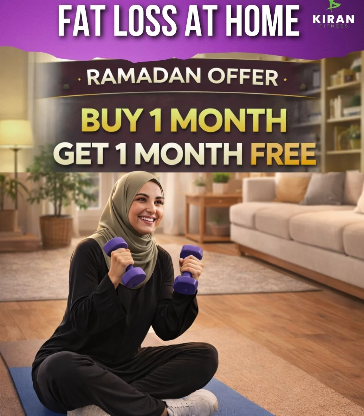 Kiran Fitness Facebook ad