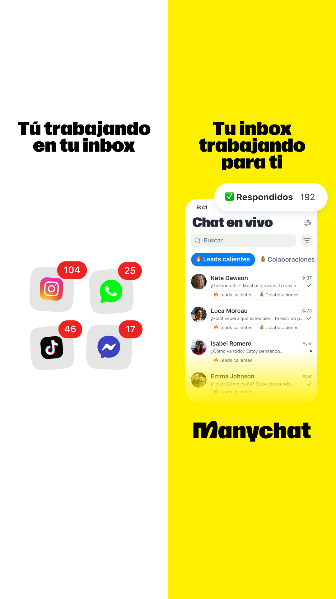 Manychat Facebook ad