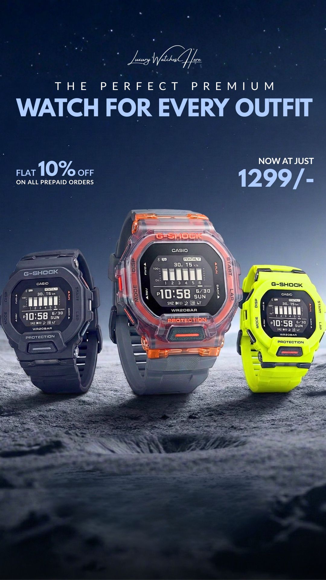 Luxury Watches Here Facebook ad