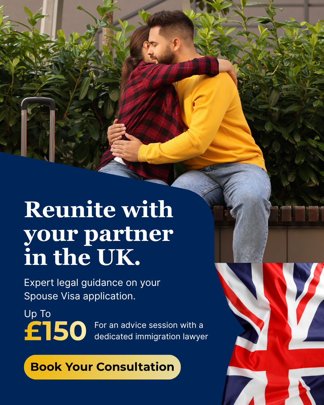 IASimmigration Facebook ad: Apply for your UK spouse visa today