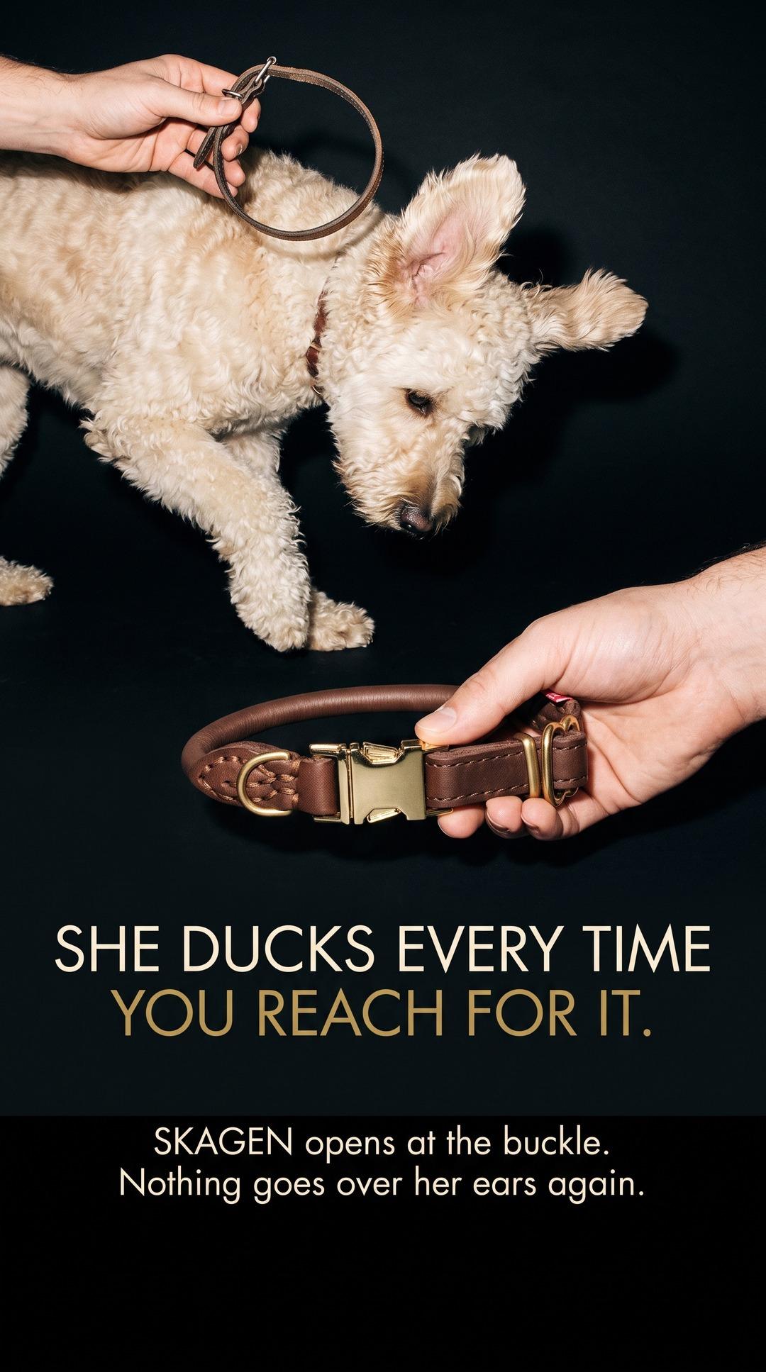 HUND Denmark Facebook ad: The seam faces inward. That's the whole invention.