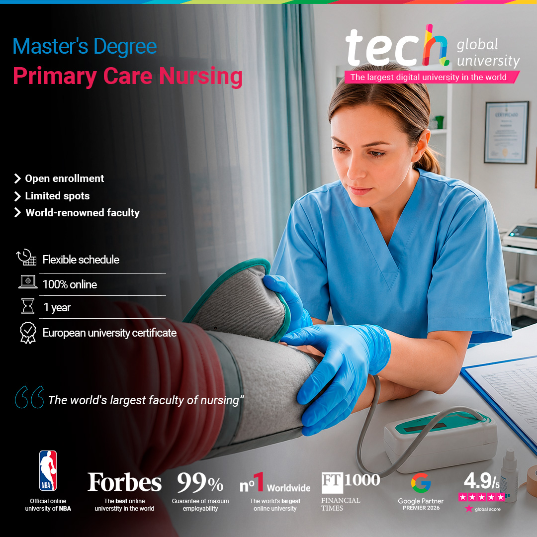 TECH school of nursing Facebook ad: Master's Degree in Primary Care Nursing