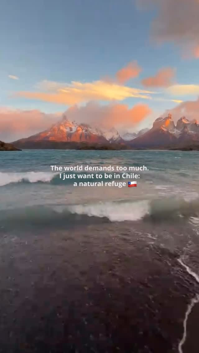 Chile Travel Facebook ad: Sometimes, all you need today is to be…