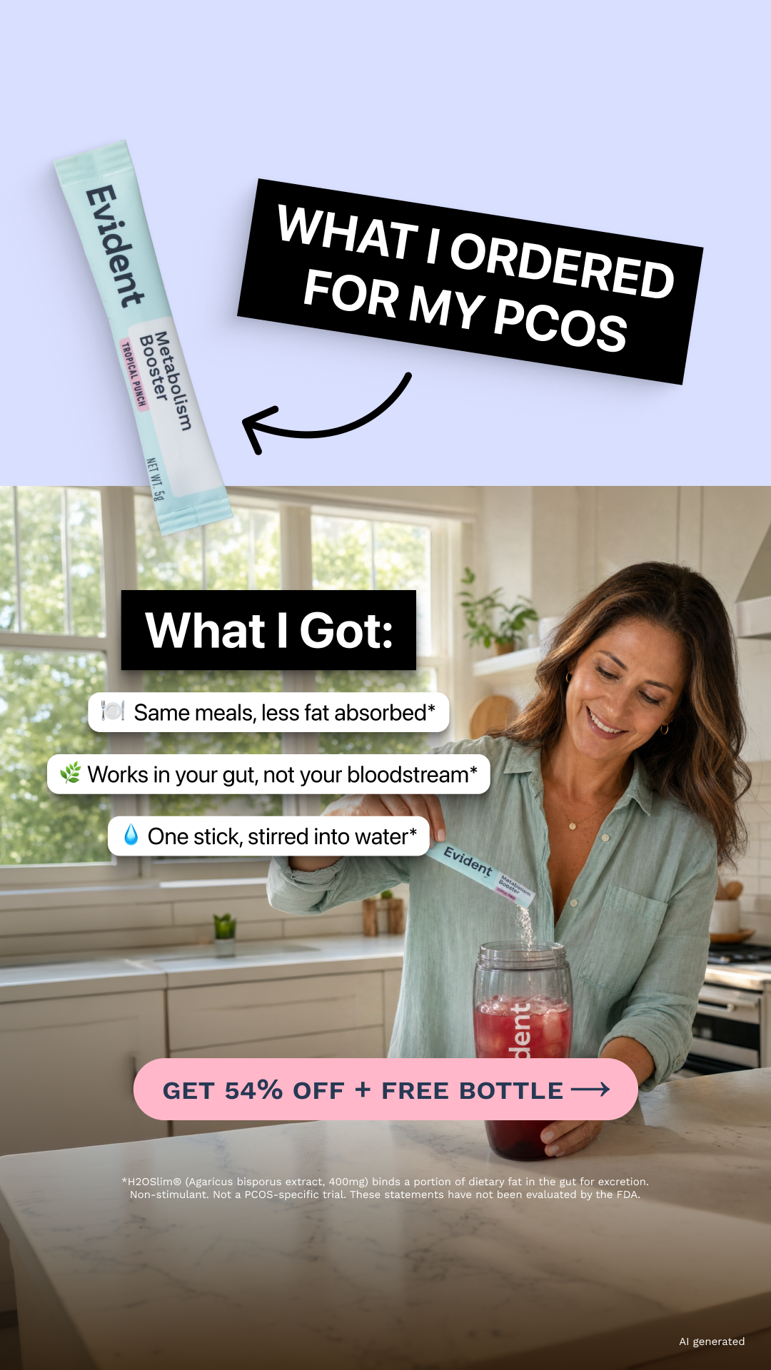 Evident Wellness Facebook ad