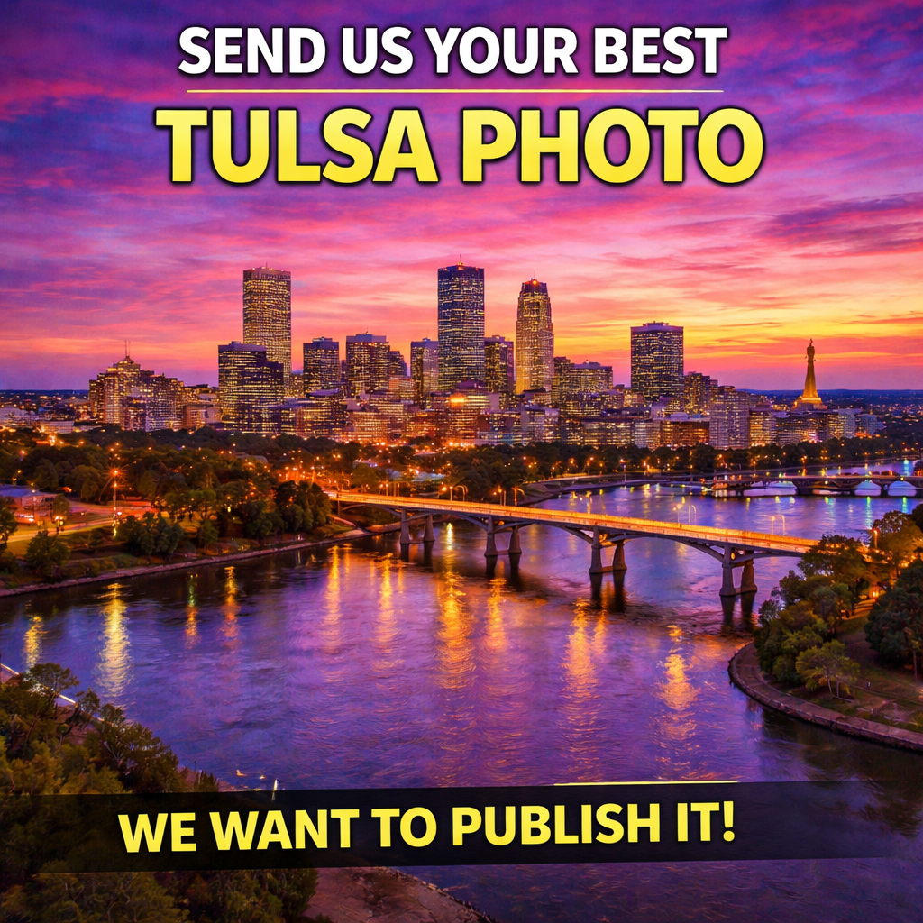 Silent Spark Press Facebook ad: Send Us Your Tulsa Photo