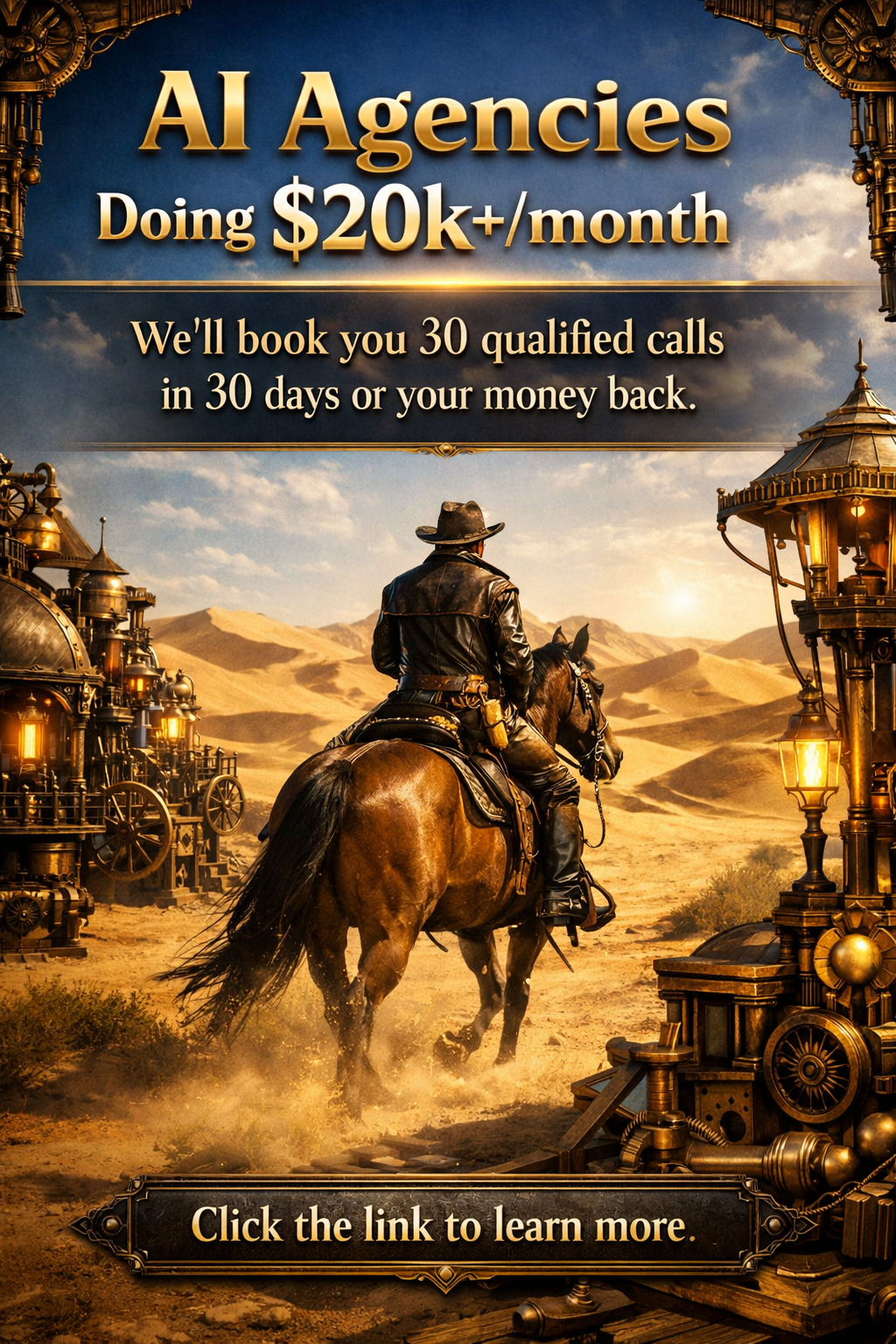 WeScale4U Facebook ad: Qualified Calls on Your Calendar. Pay Per Call Taken