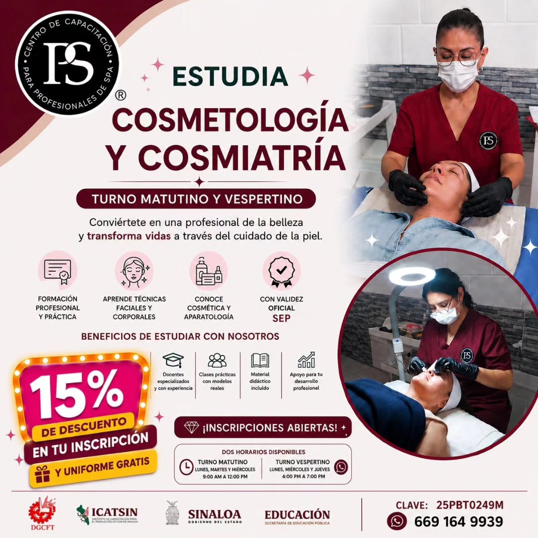Centro de capacitación para profesionales de SPA Facebook ad: ¡Inscripciones abiertas!