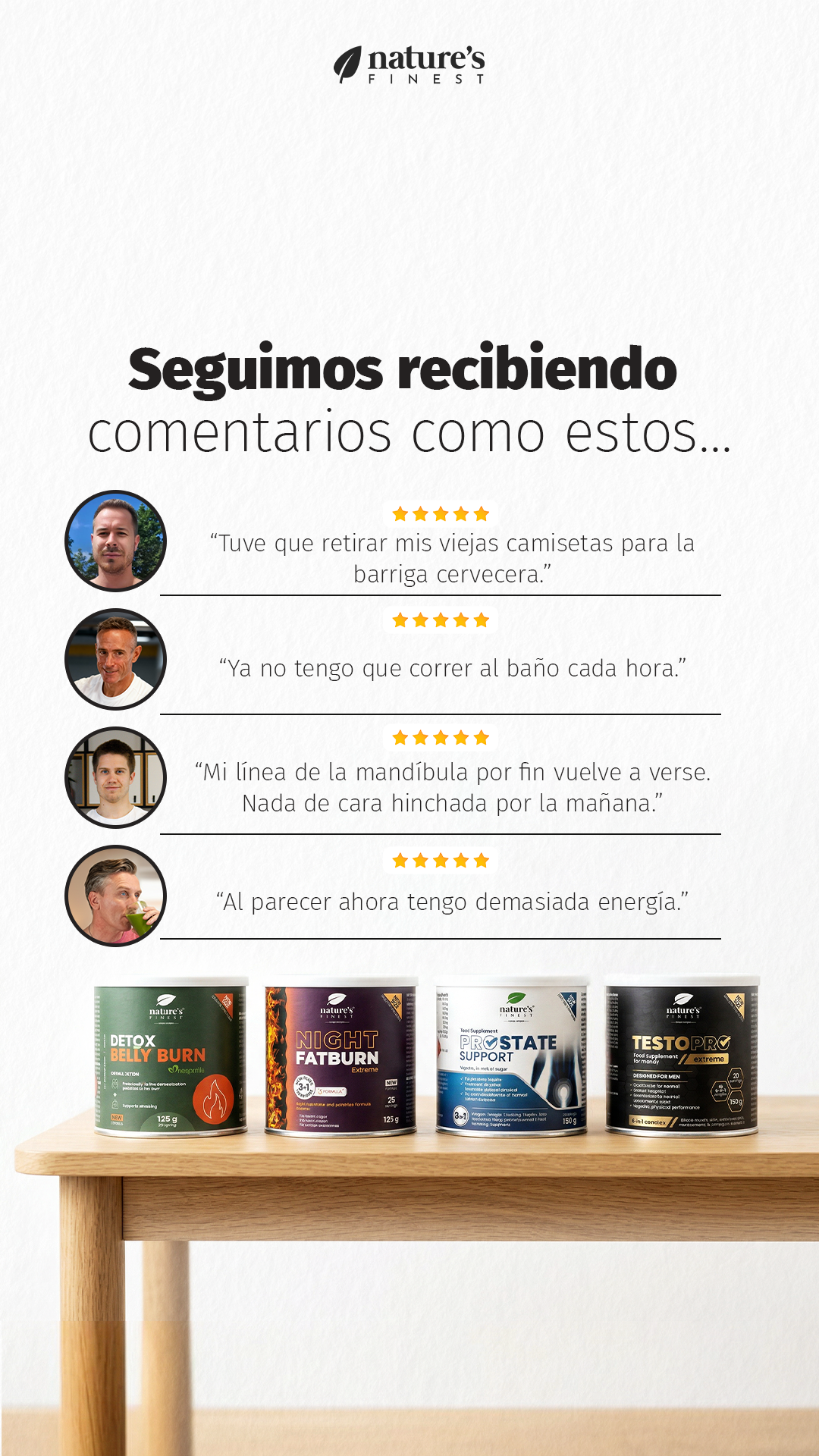 Nature's Finest España Facebook ad
