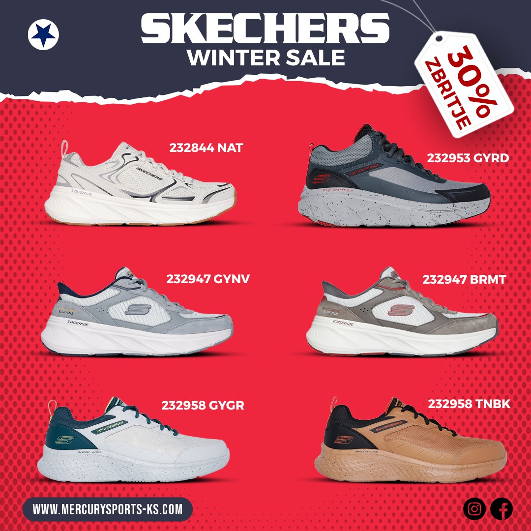 Mercury Sports LLC Facebook ad: Skechers origjinale vetëm tek Mercury Sports