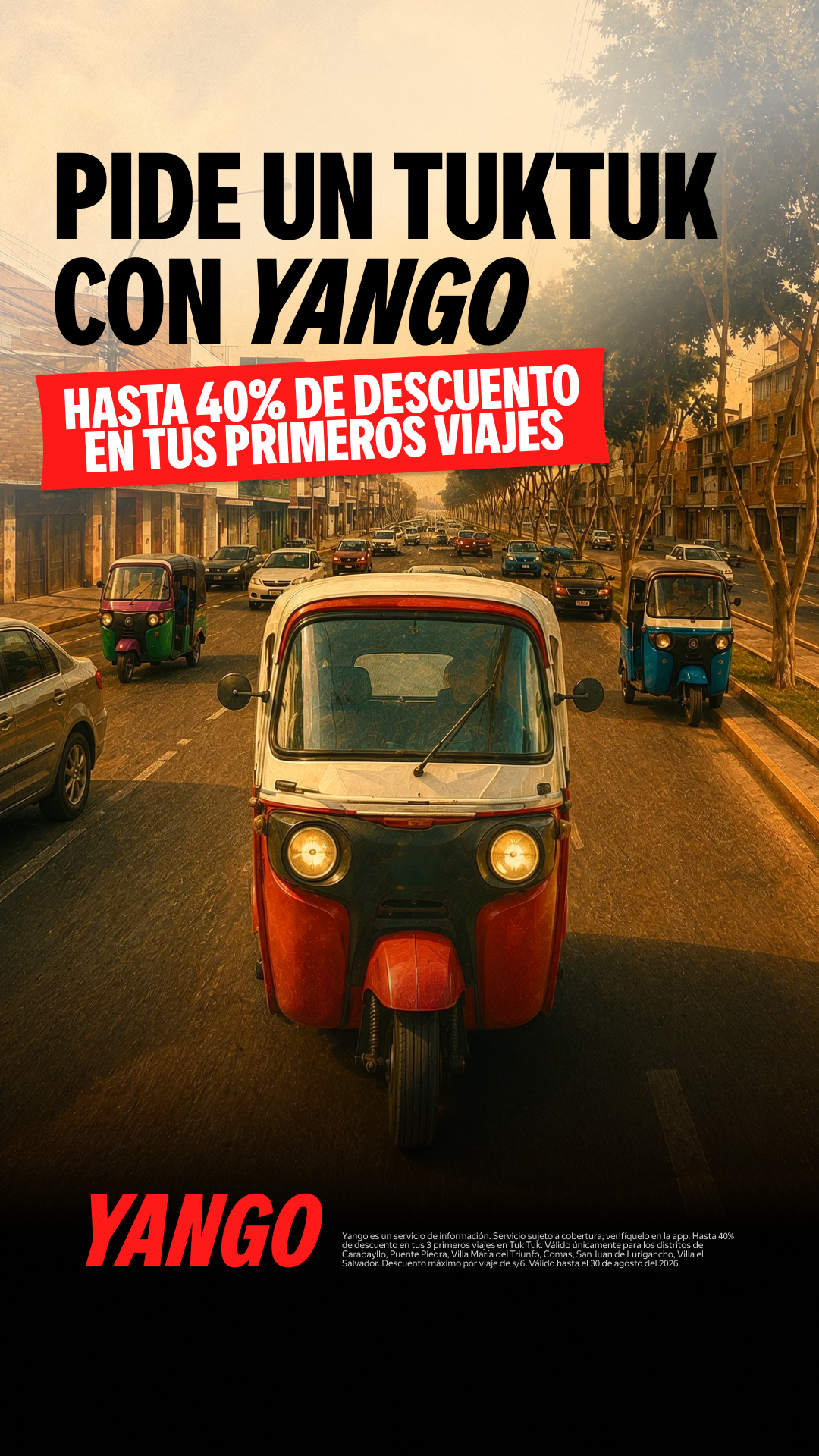 Yango Peru Facebook ad