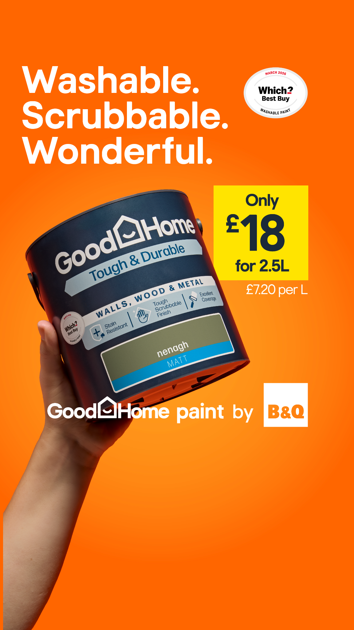B&Q Facebook ad