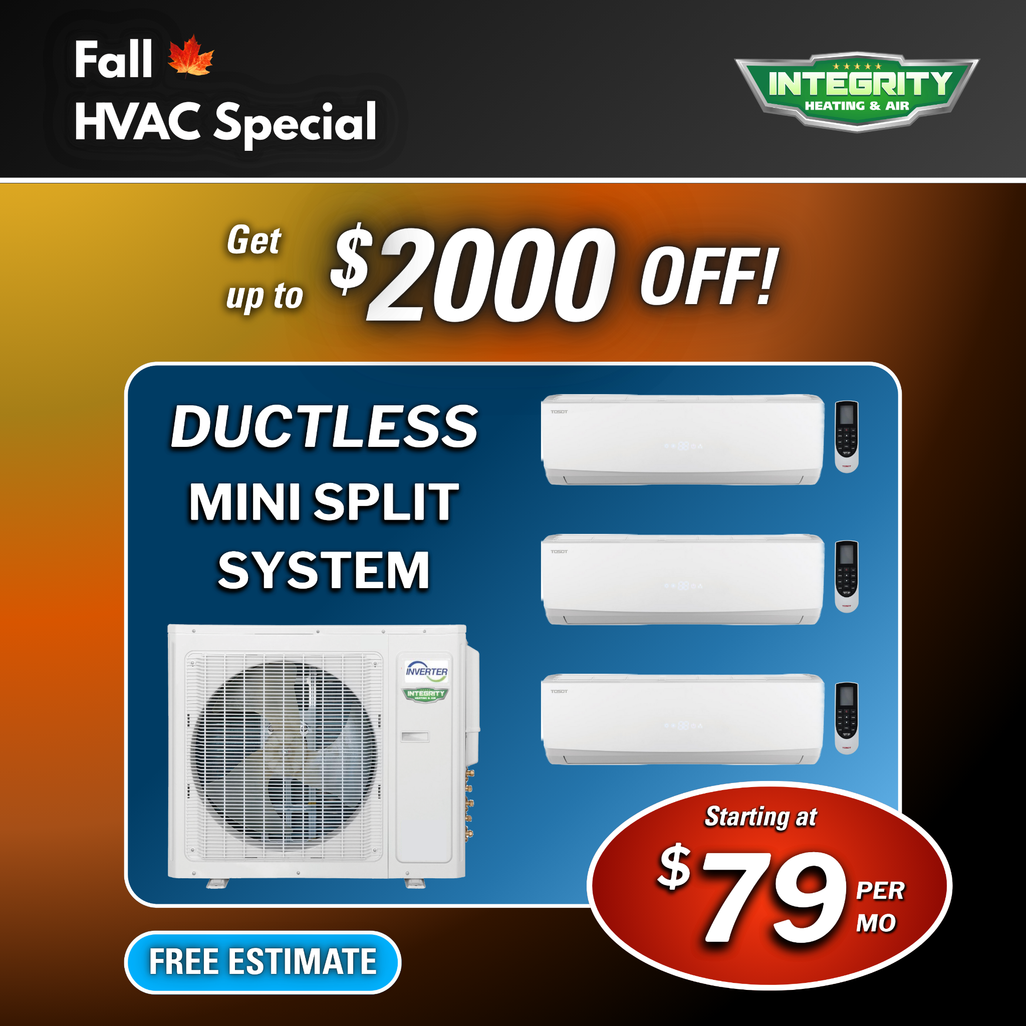 Integrity Heating & Air Facebook ad