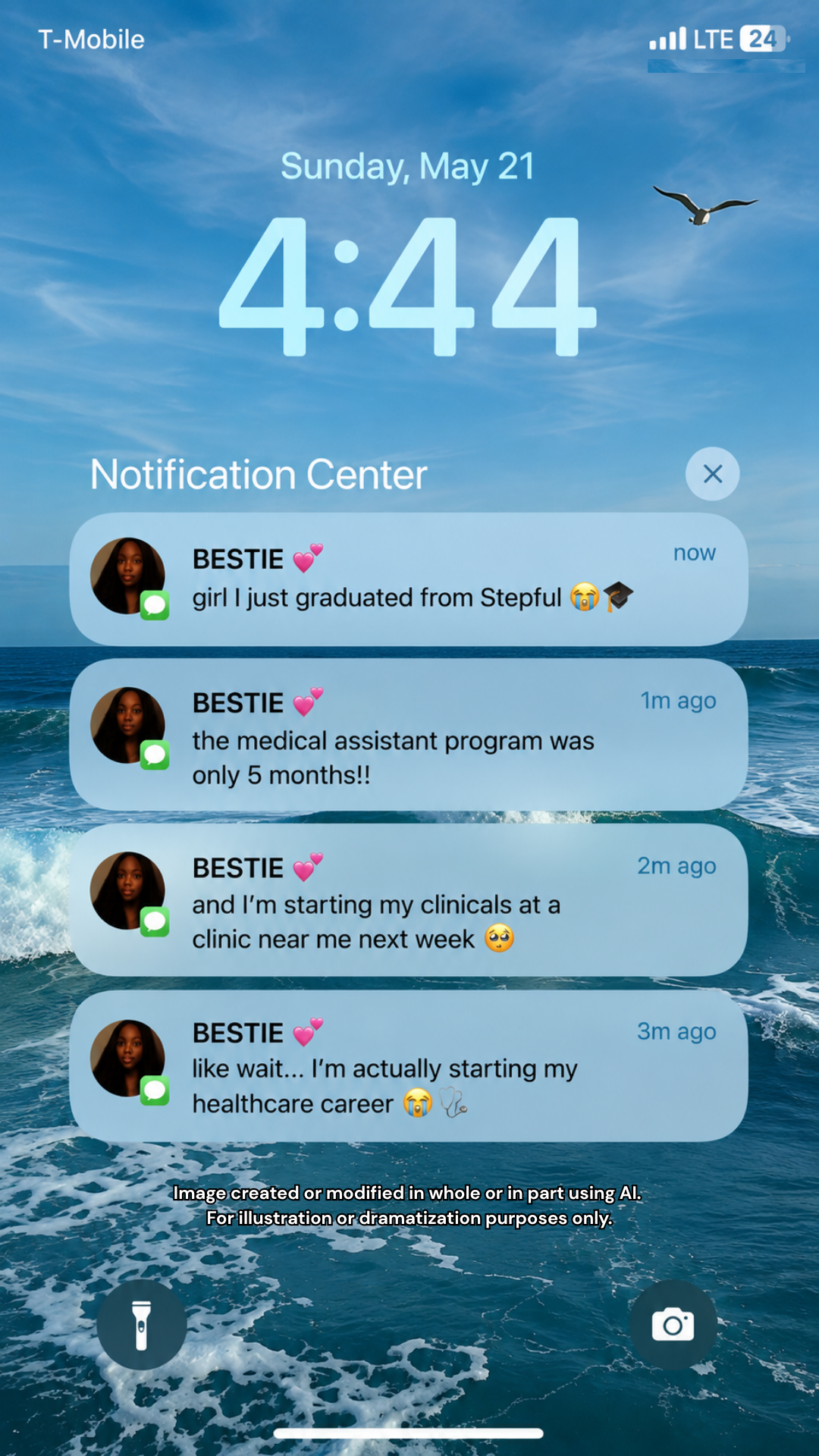Stepful Facebook ad: Become a Medical Assistant Around Your Life