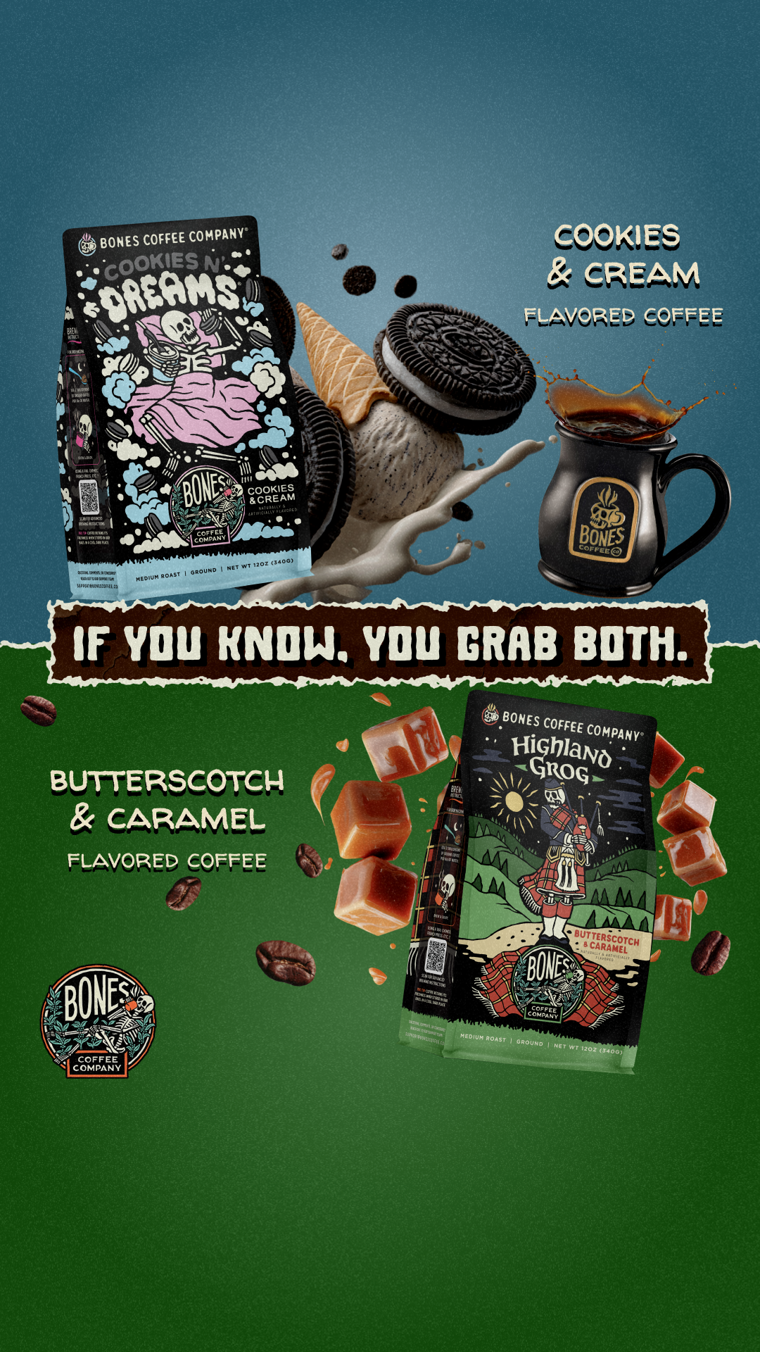 Bones Coffee Company Facebook ad