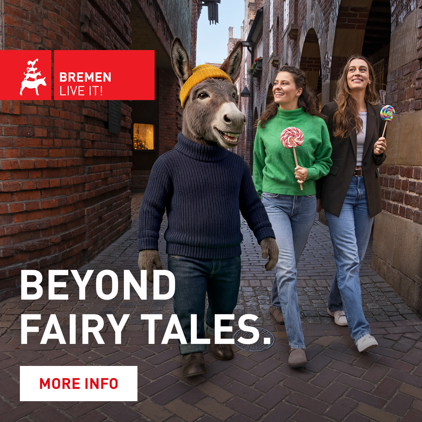 Bremen Erleben Facebook ad: Bremen - Beyond fairy tales