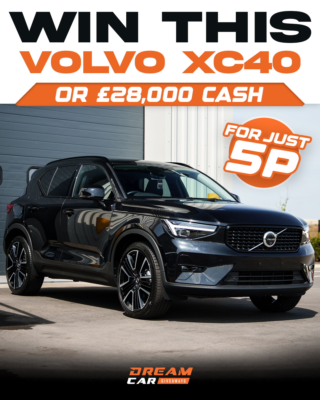 Dream Car Giveaways Facebook ad