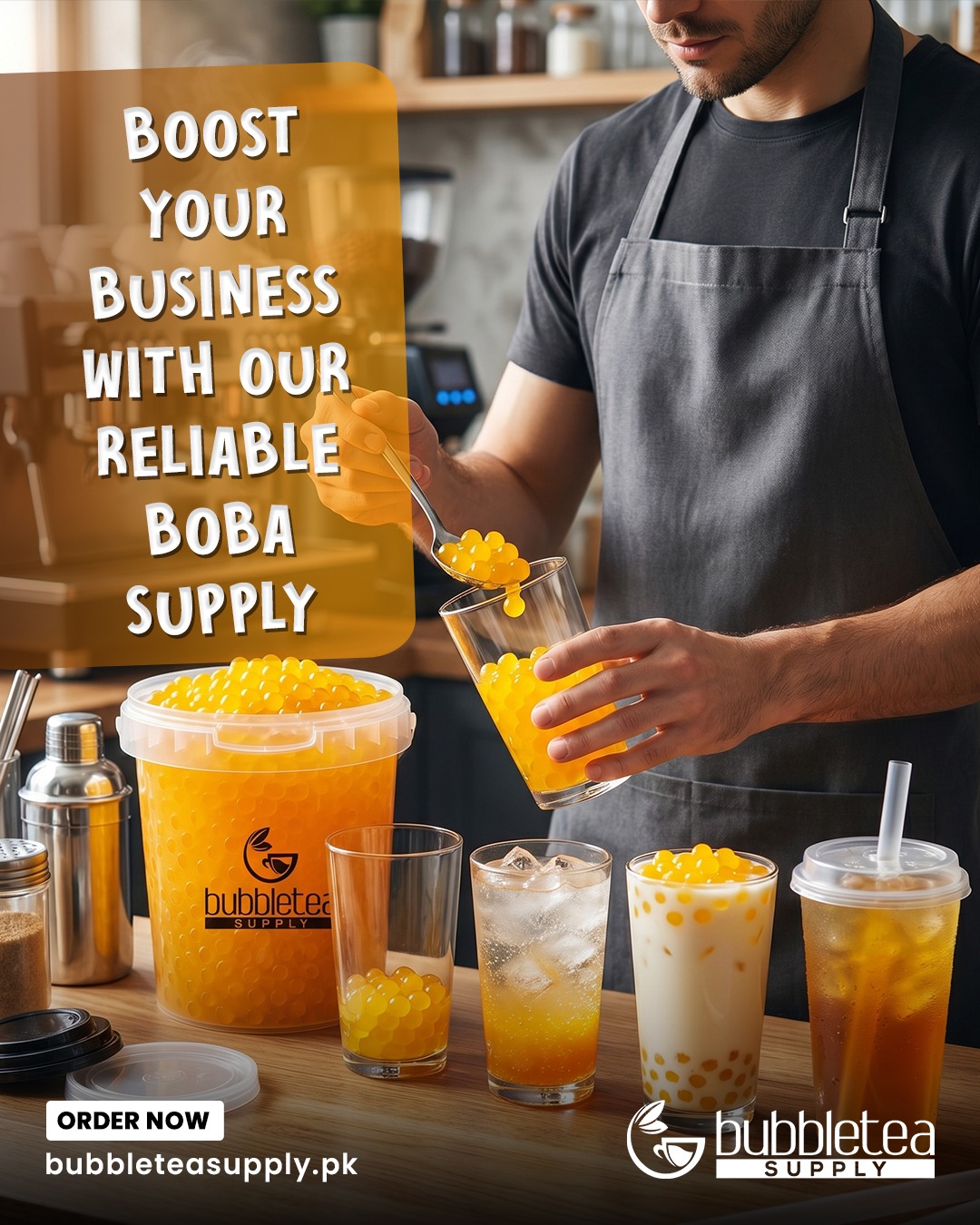 Bubble Tea Supply Pakistan Facebook ad