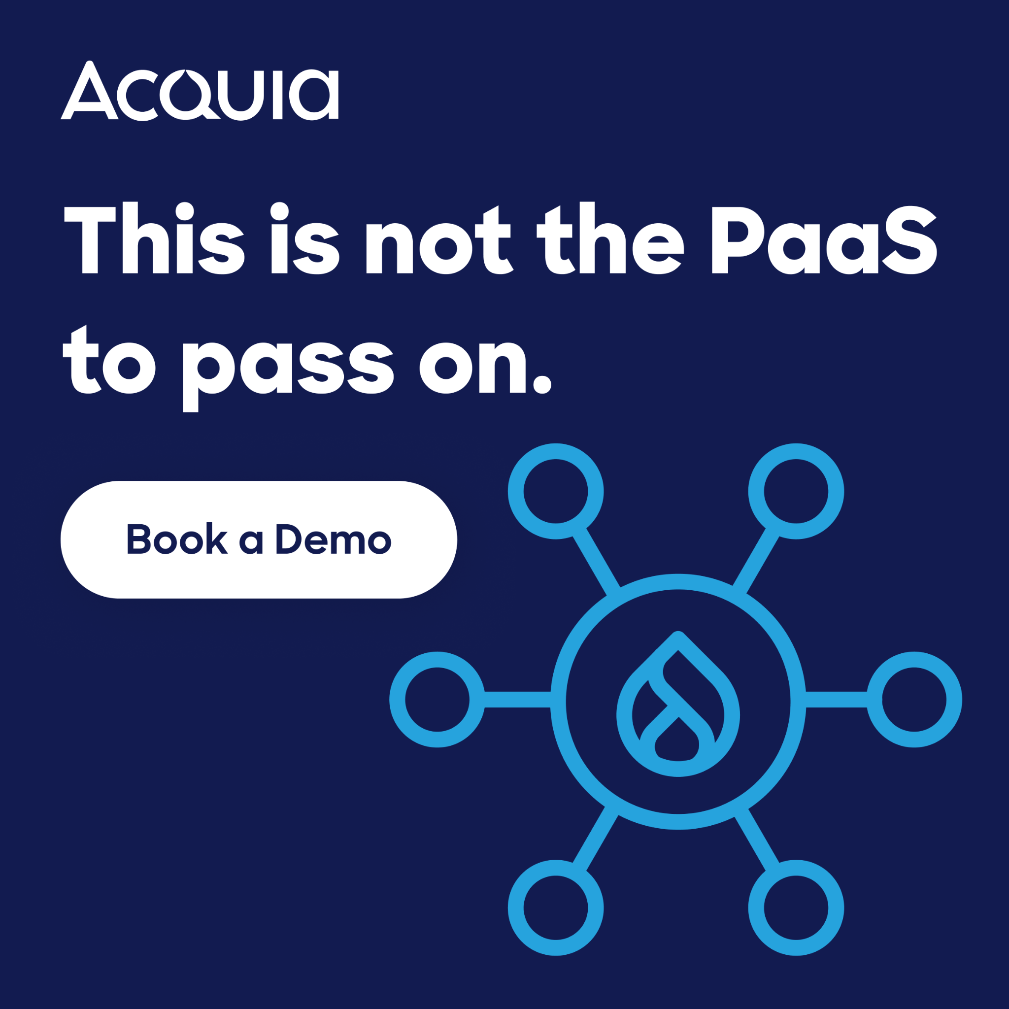 Acquia Facebook ad