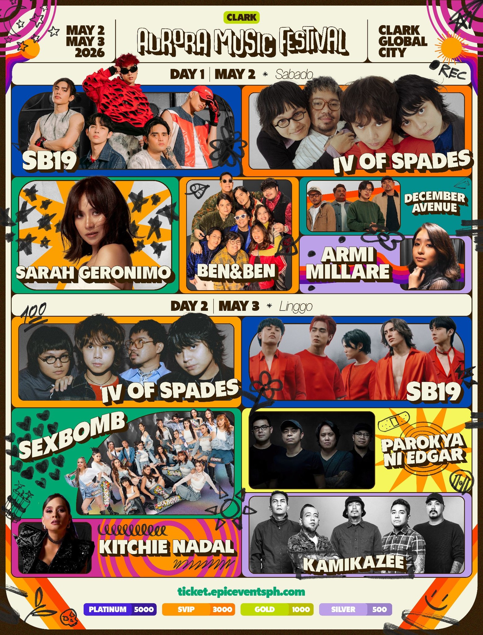 Aurora Music Festival Clark Facebook ad: πππ ππππ πππΌπΎπππΏ πΌπππππΌ ππππππβ¦