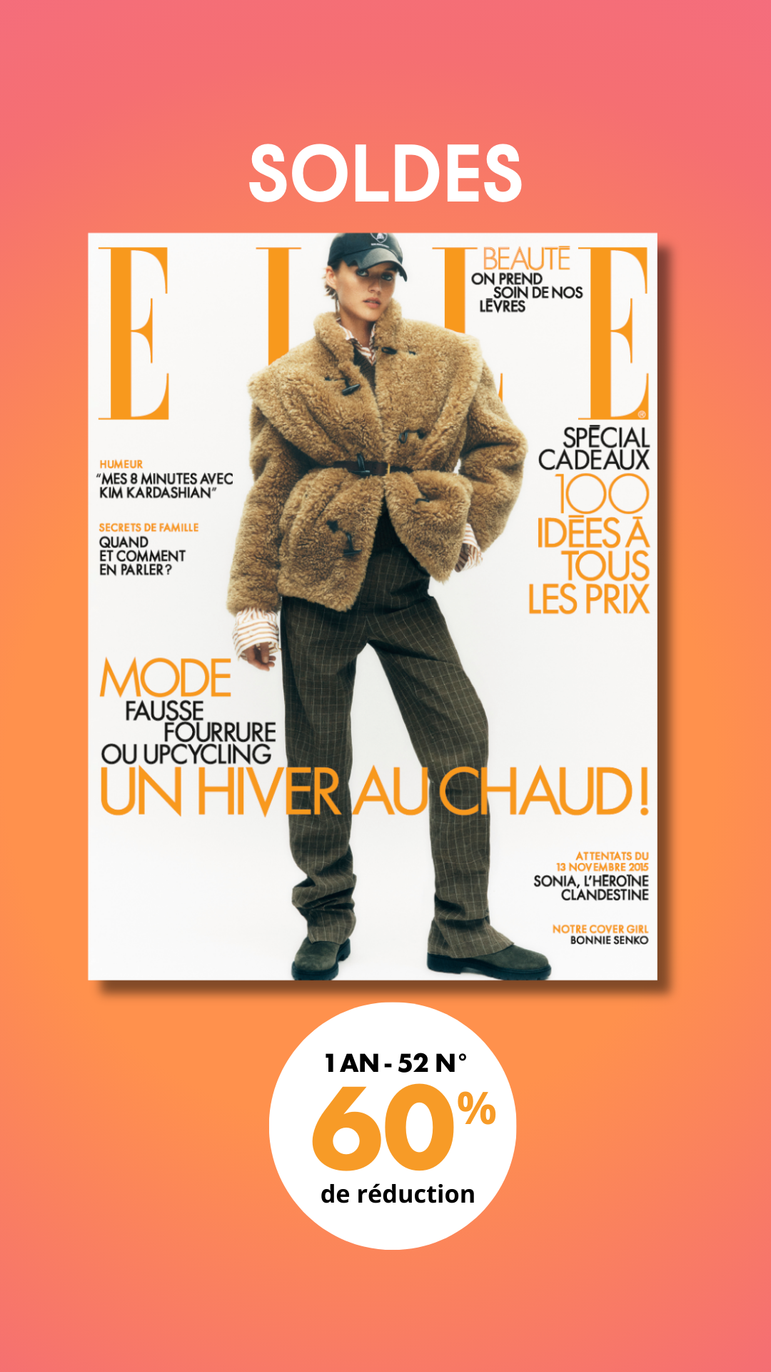 ELLE Facebook ad