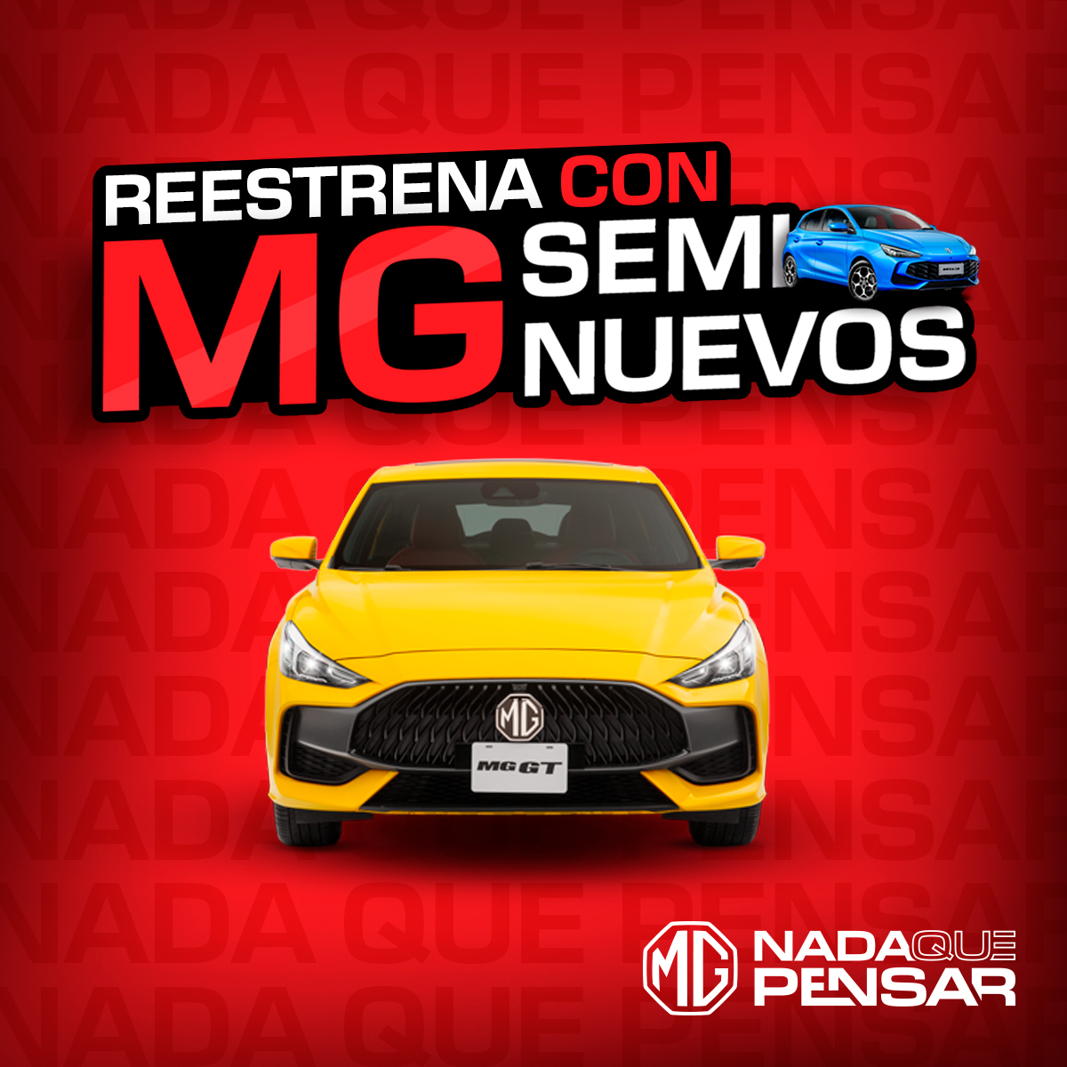 MG Seminuevos Facebook ad: Chatea con nosotros