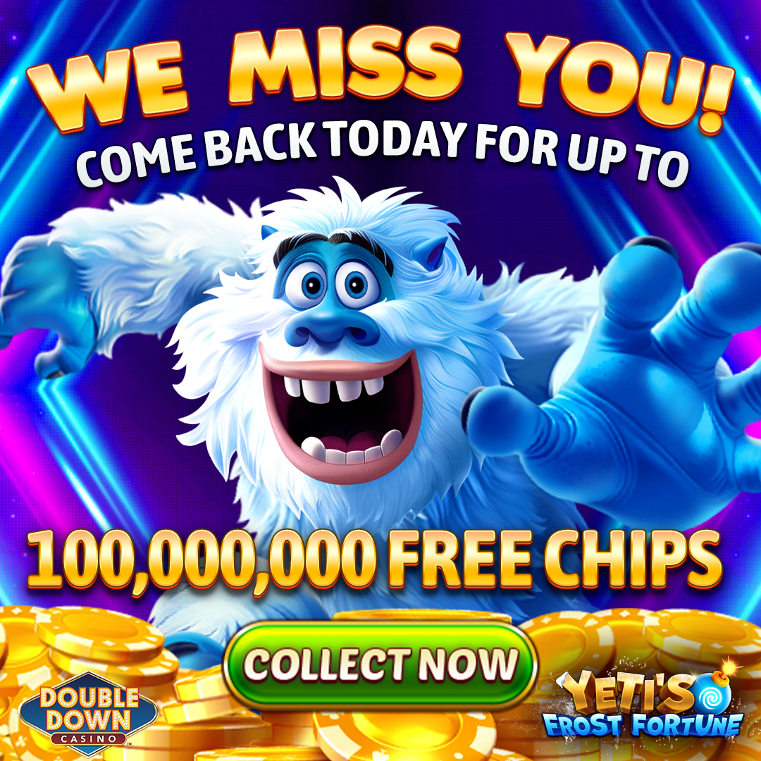 DoubleDown Casino - Free Slots Facebook ad