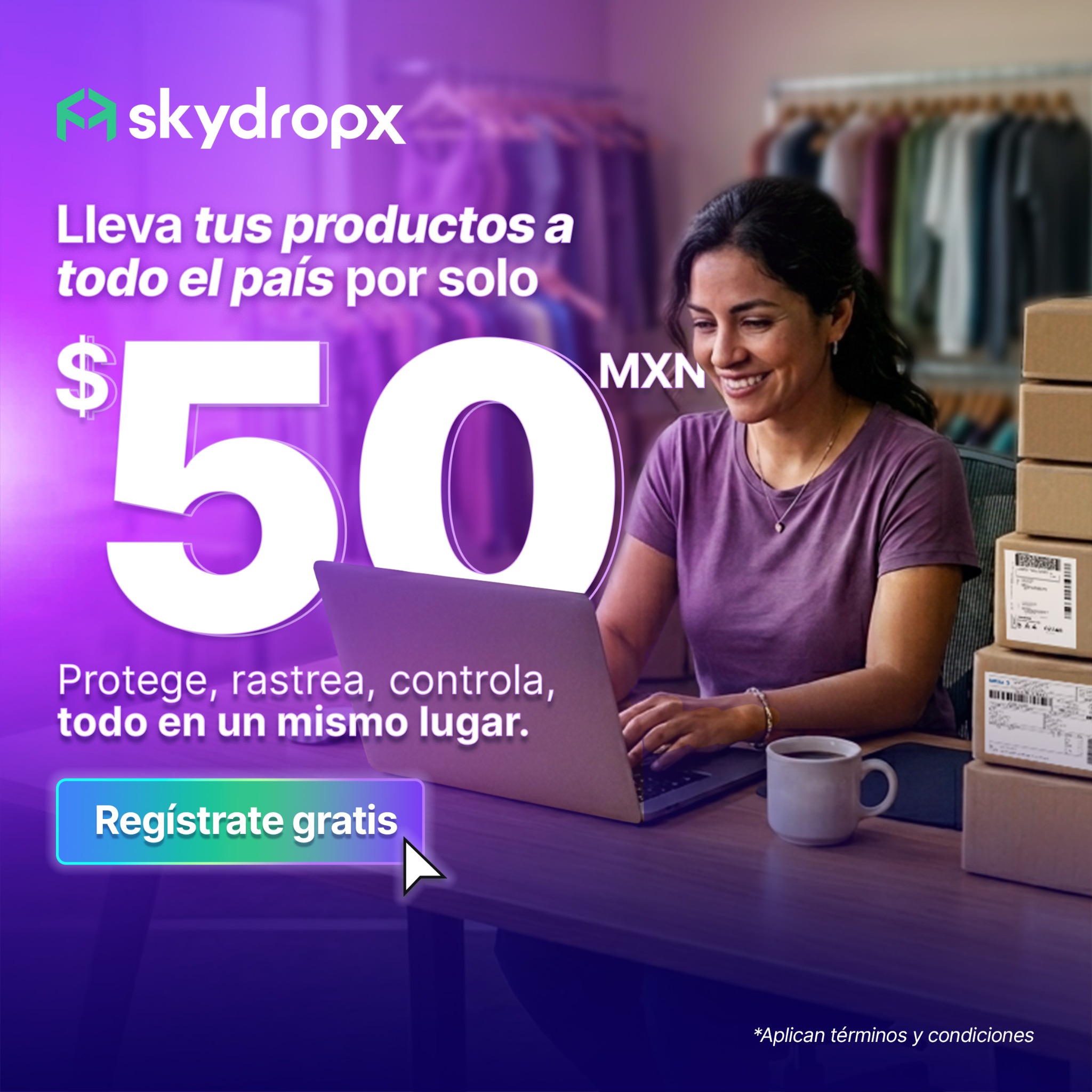 Skydropx Facebook ad