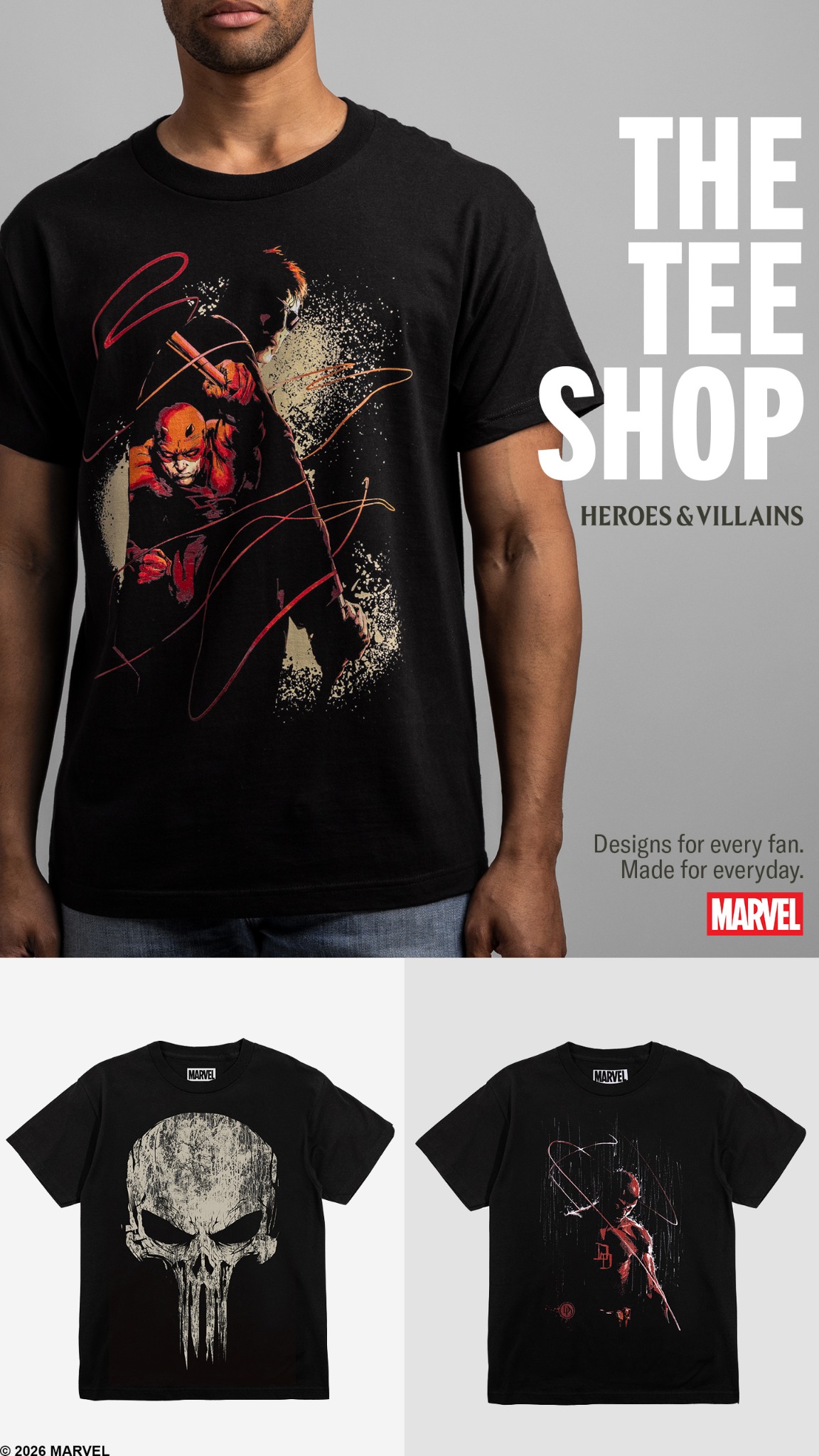 Heroes & Villains Facebook ad
