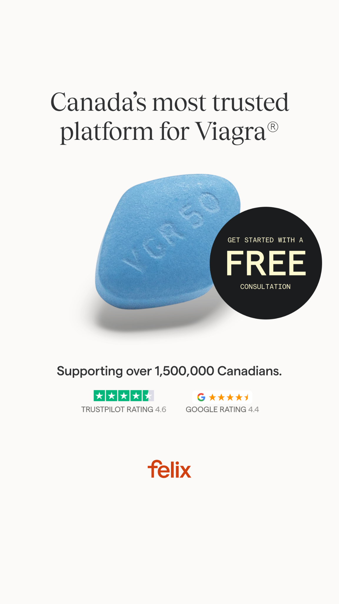 Felix Health Facebook ad