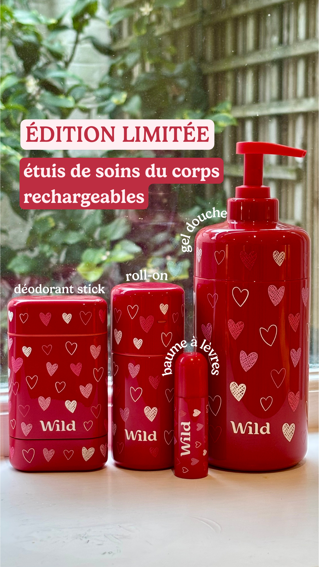 Wild Facebook ad: Des soins rechargeables qui vont vous faire fondre