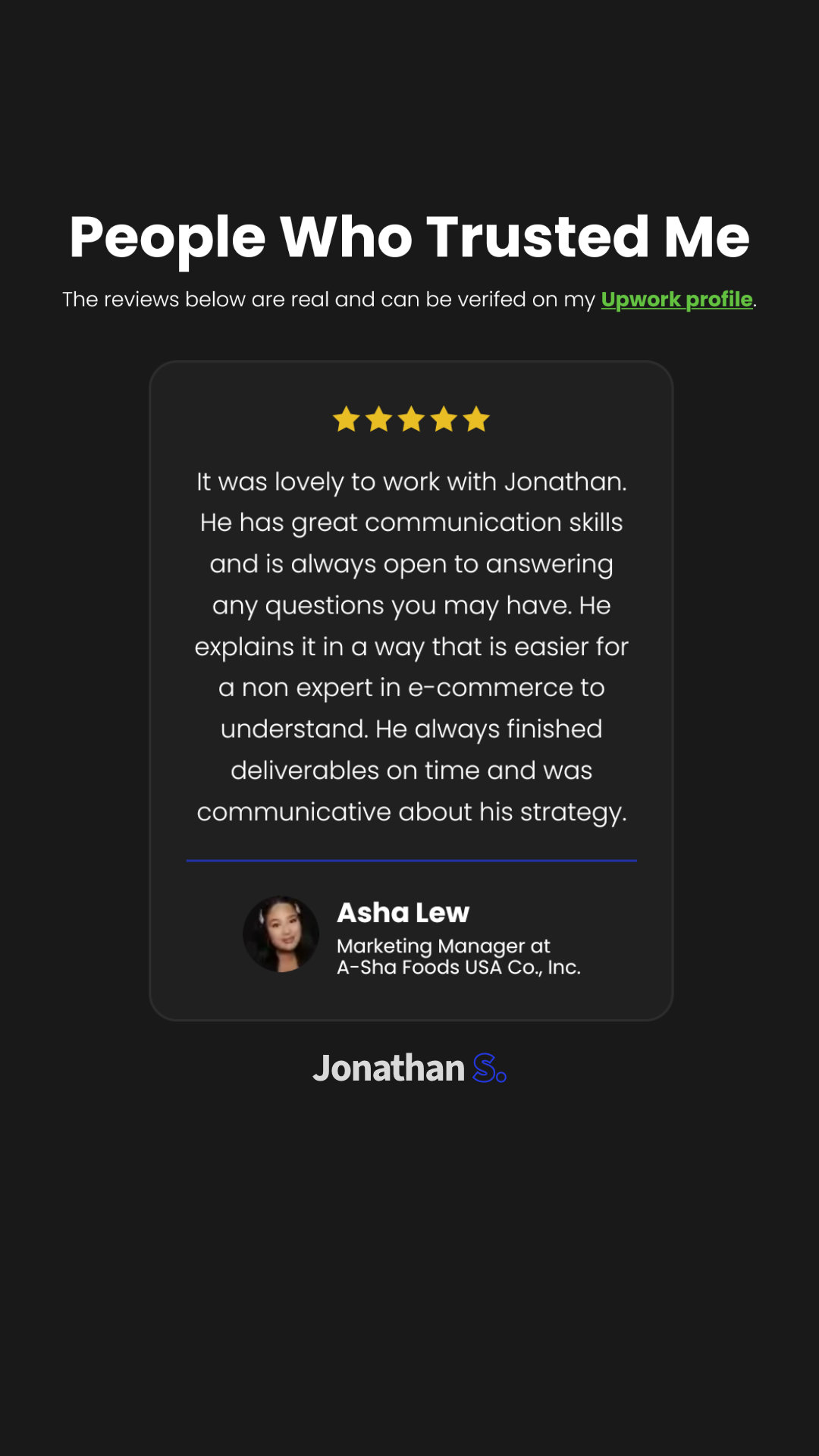 Jon the Freelancer - Meta Ads Expert Facebook ad