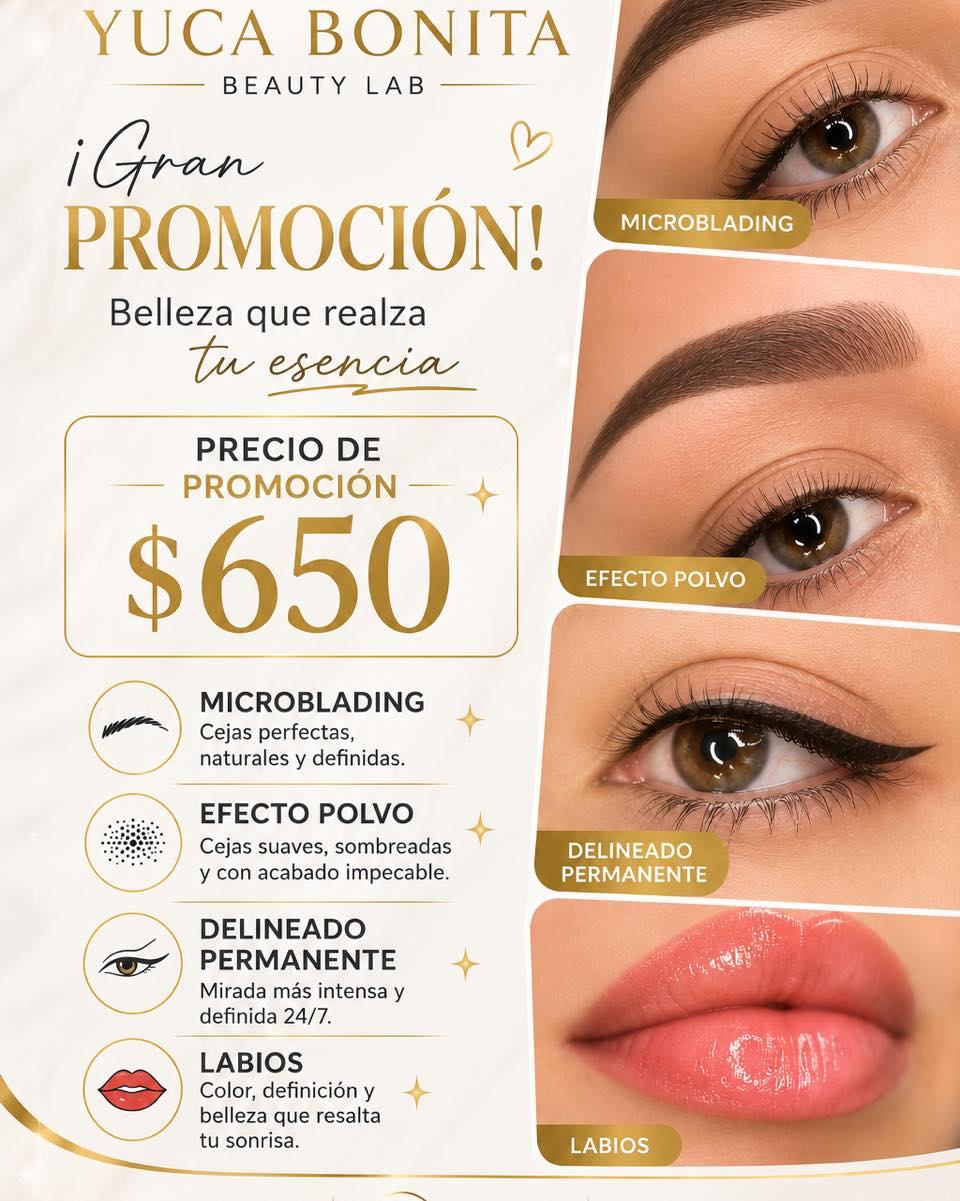 Yuca Bonita Beauty Lab Facebook ad: NOS VOLVIMOS LOCOS!