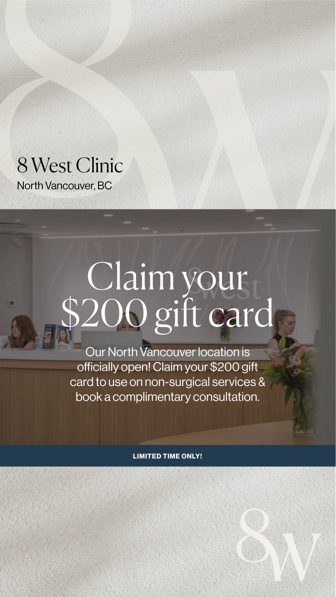 8 West Clinic - Vancouver Facebook ad from Nov 12, 2025