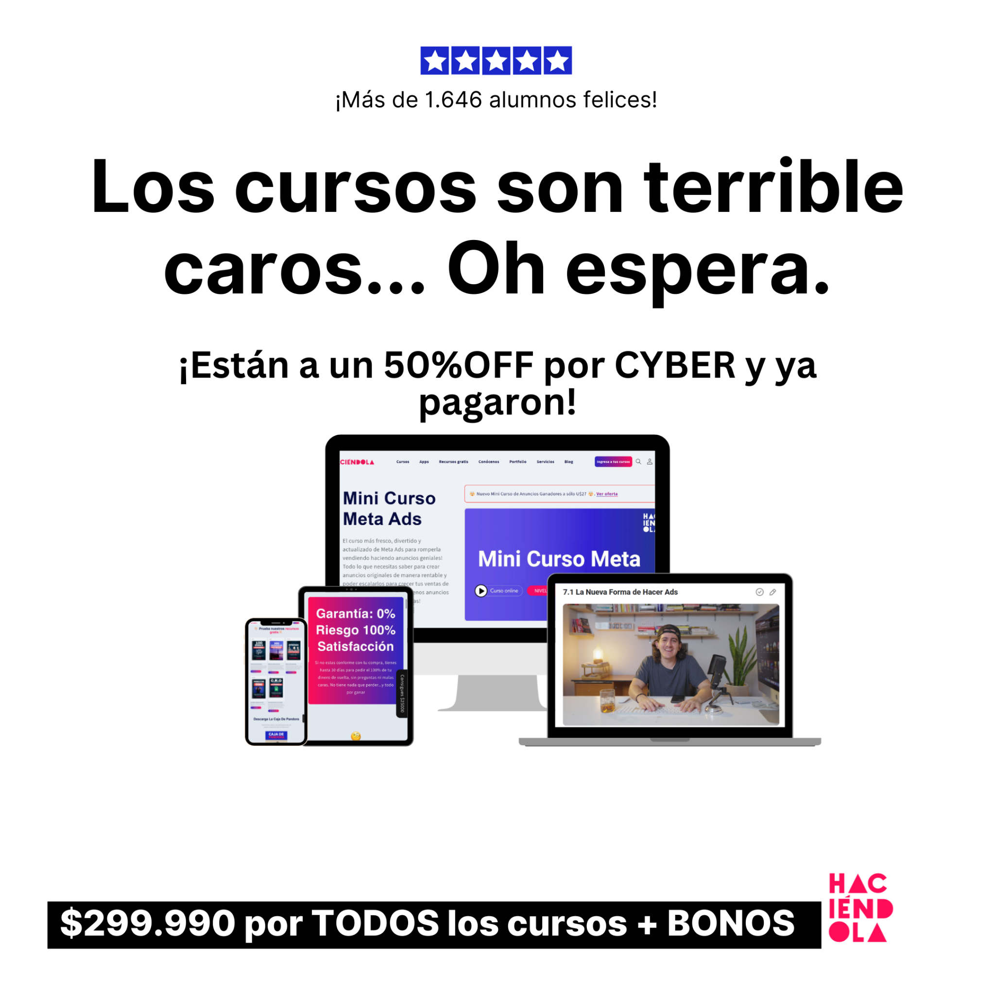 Haciendola Facebook ad