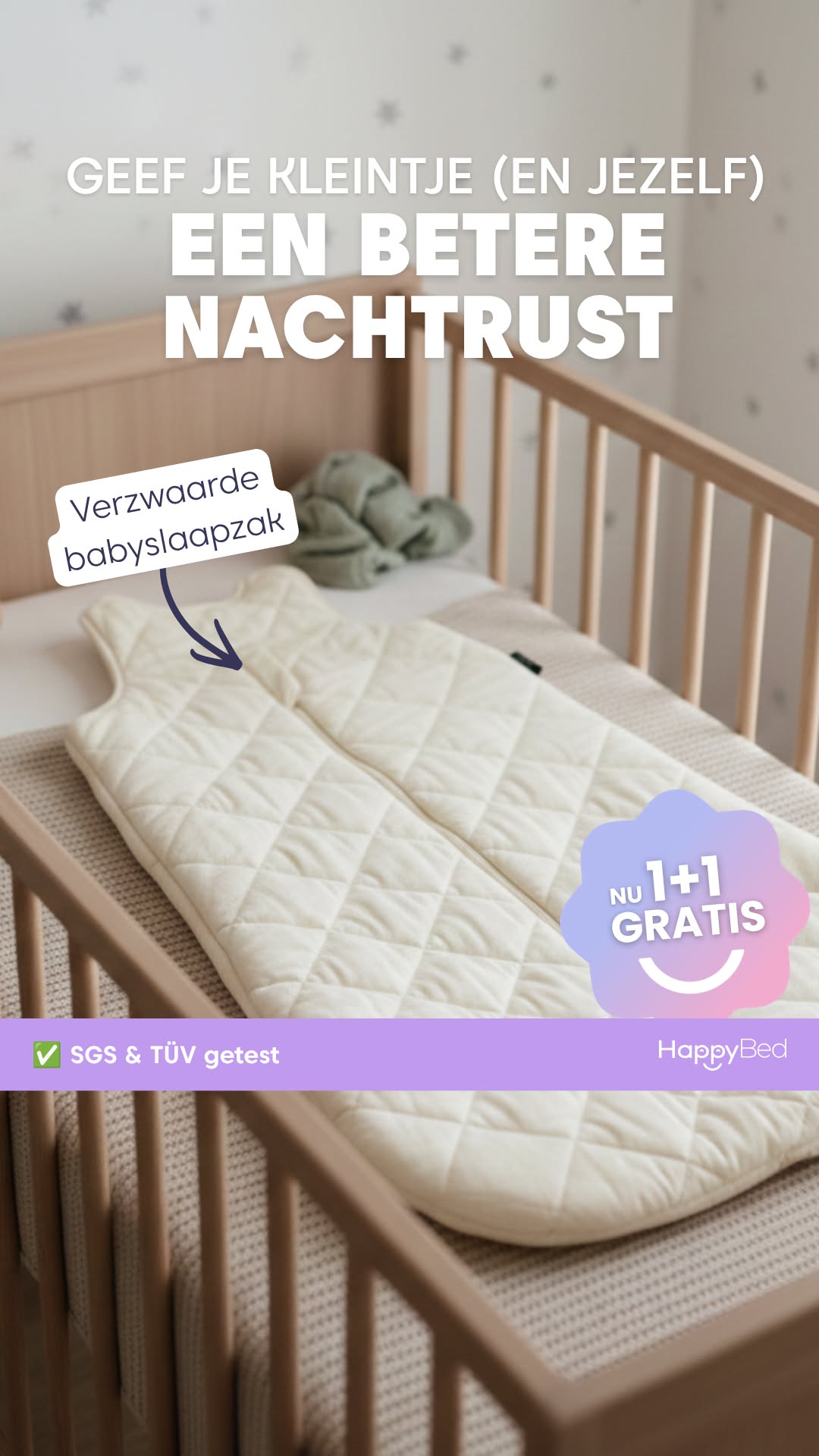 HappyBed Facebook ad