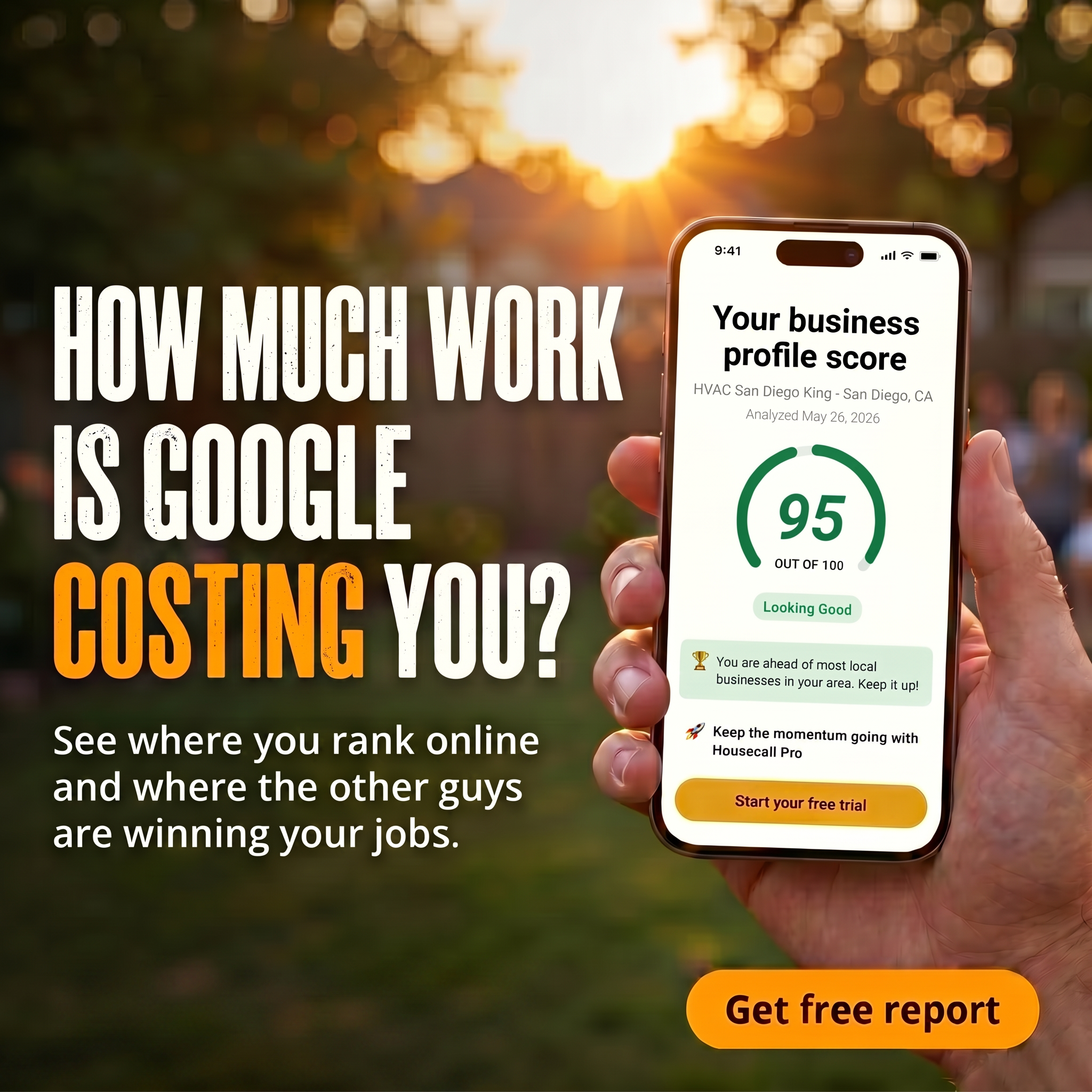 Housecall Pro Facebook ad: How Much is Google Costing You?