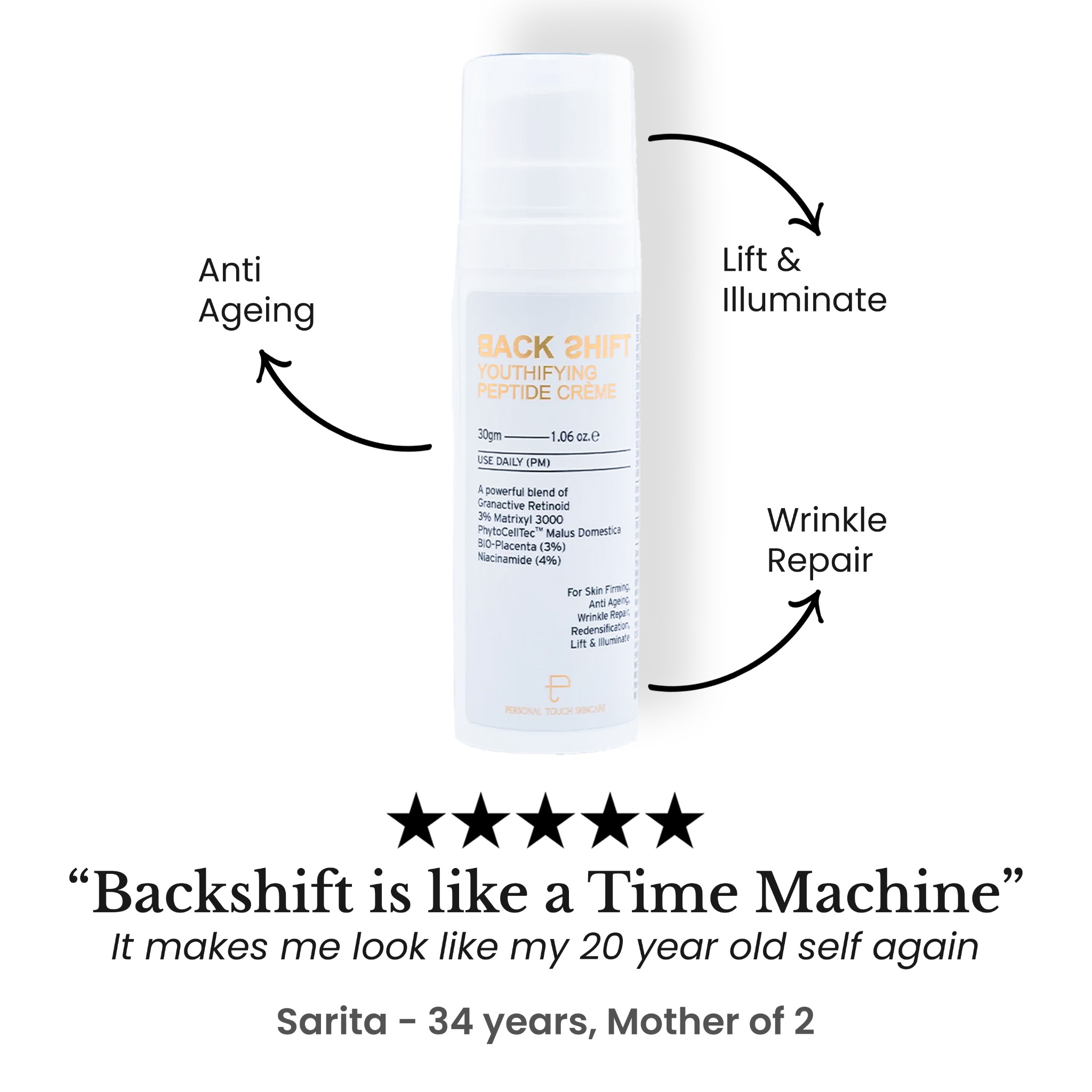 Personal Touch Skincare India Facebook ad